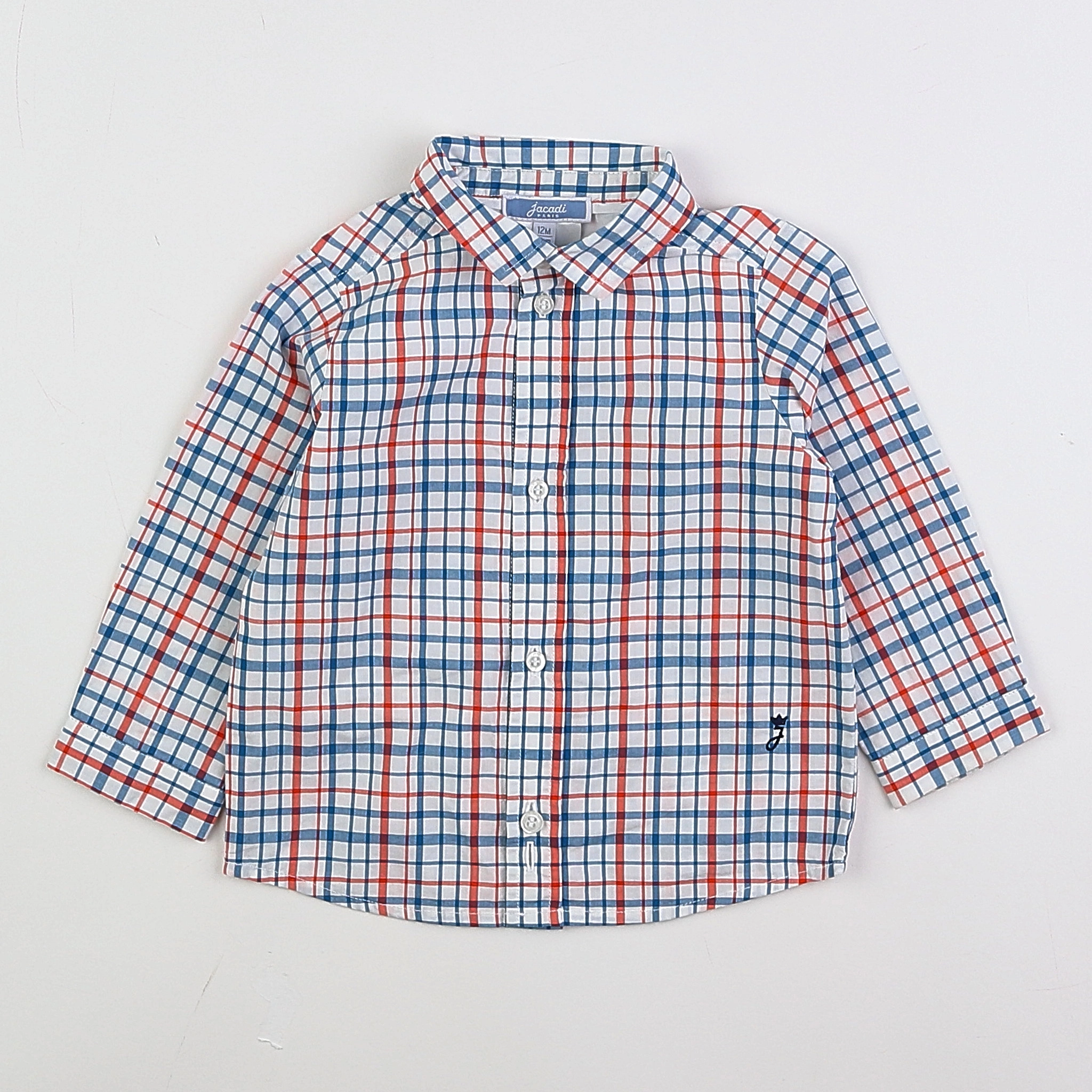 Jacadi - chemise blanc - 12 mois