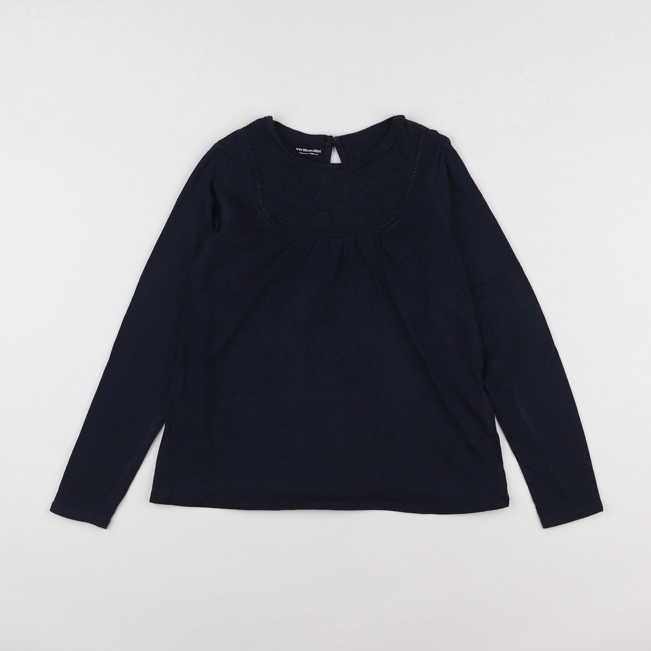 Vertbaudet - tee-shirt bleu - 10 ans