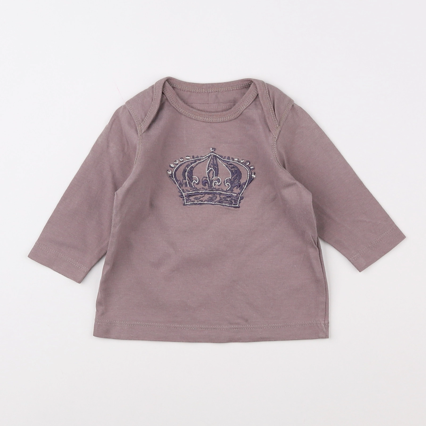 Vertbaudet - tee-shirt marron - 3 mois