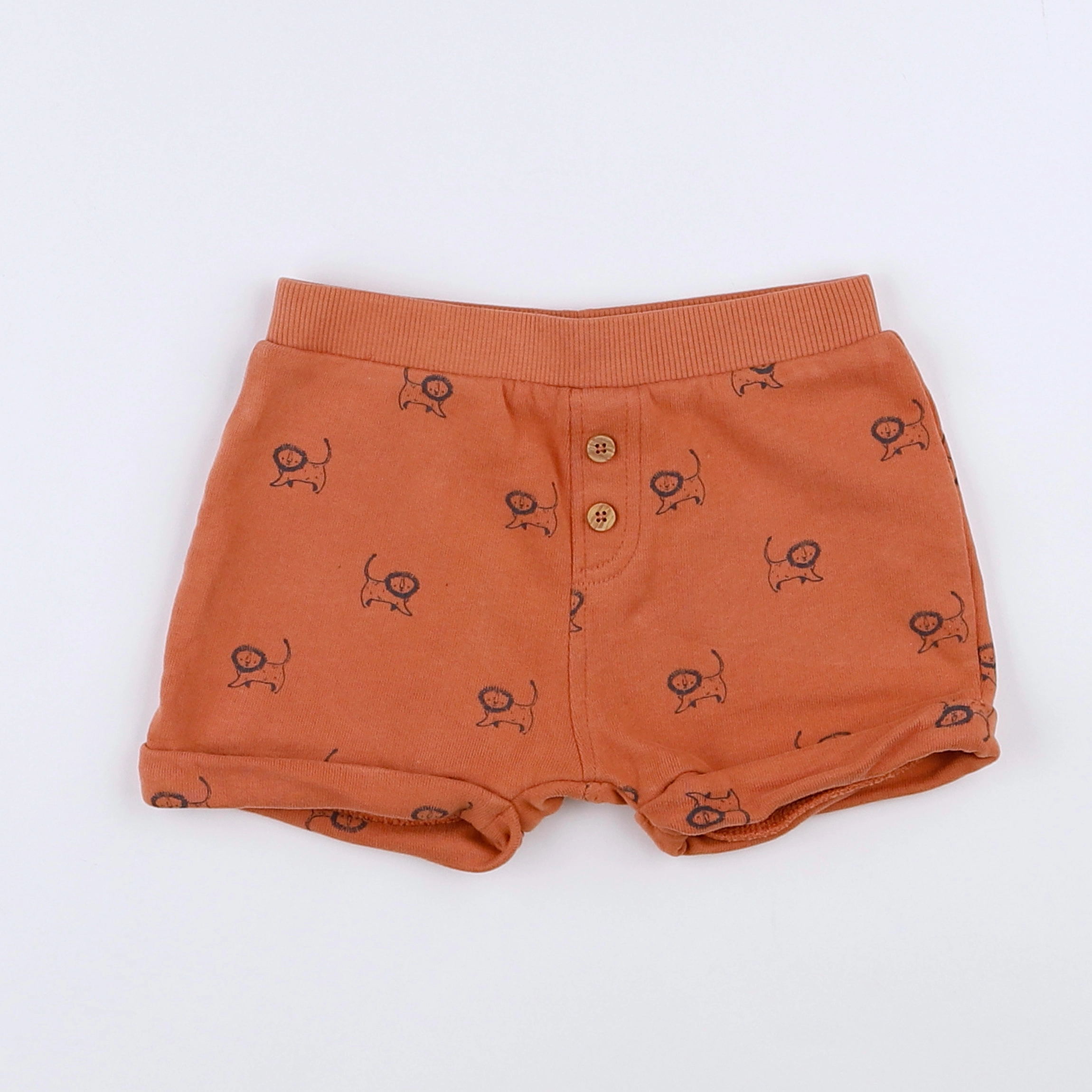 Vertbaudet - short marron - 9 mois