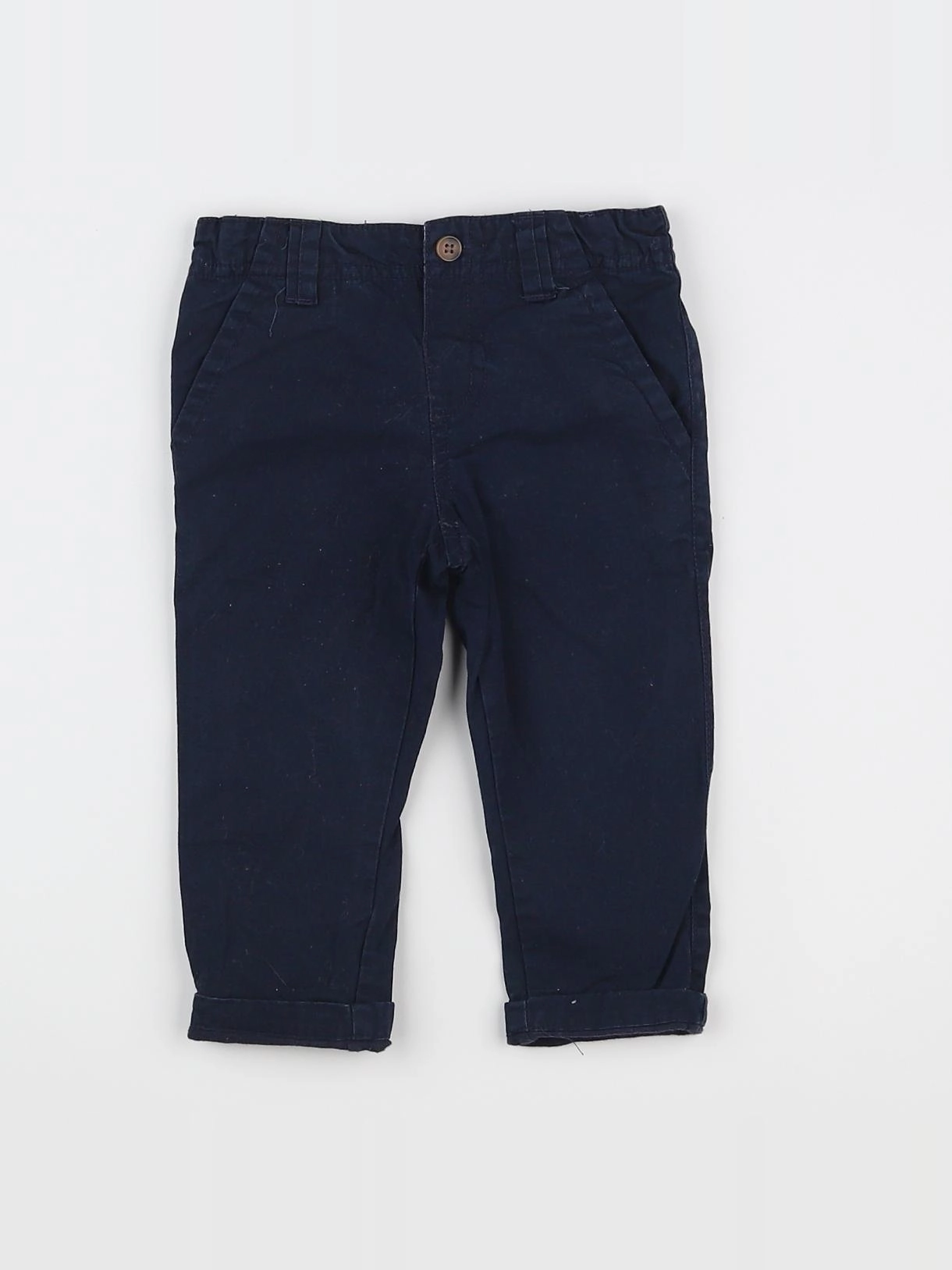Boutchou - pantalon bleu - 12 mois