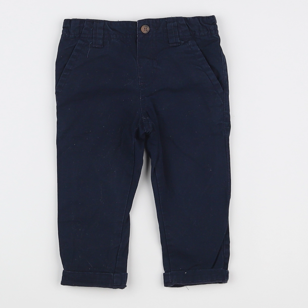 Boutchou - pantalon bleu - 12 mois