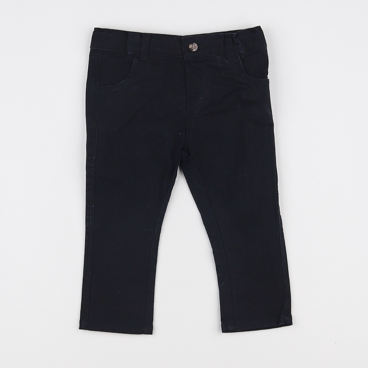 Vertbaudet - pantalon noir - 9 mois