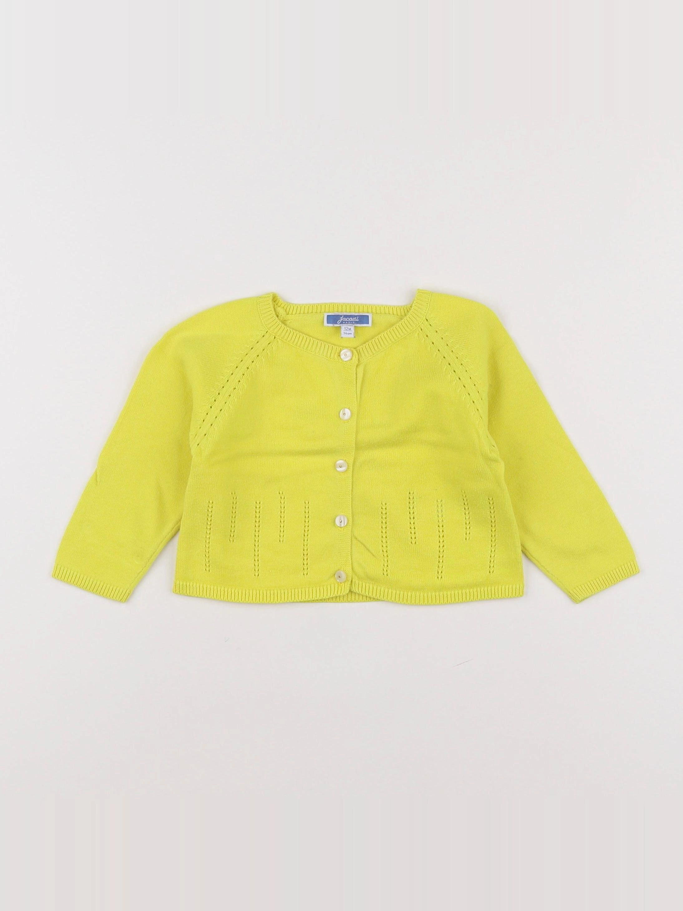 Jacadi - gilet jaune - 12 mois