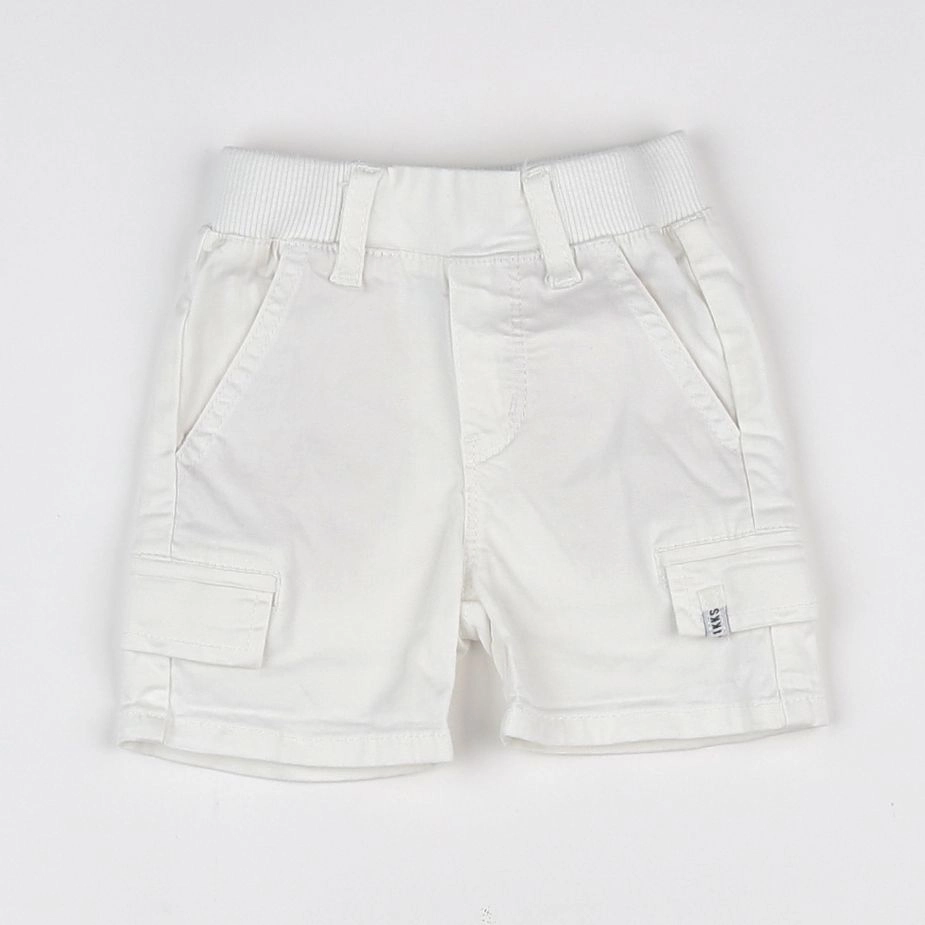 IKKS - short blanc - 6 mois