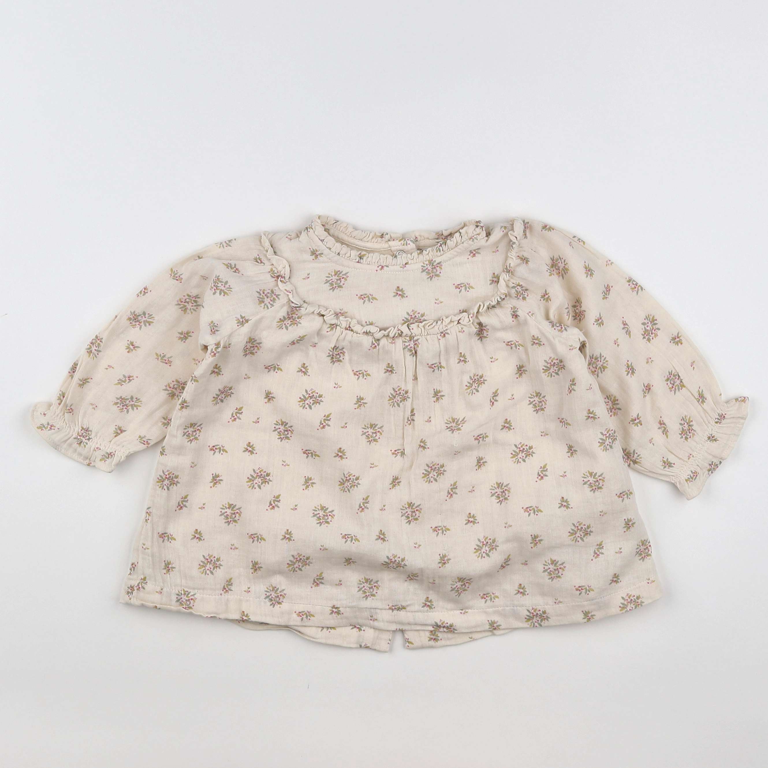 Vertbaudet - robe multicolore - 9 mois
