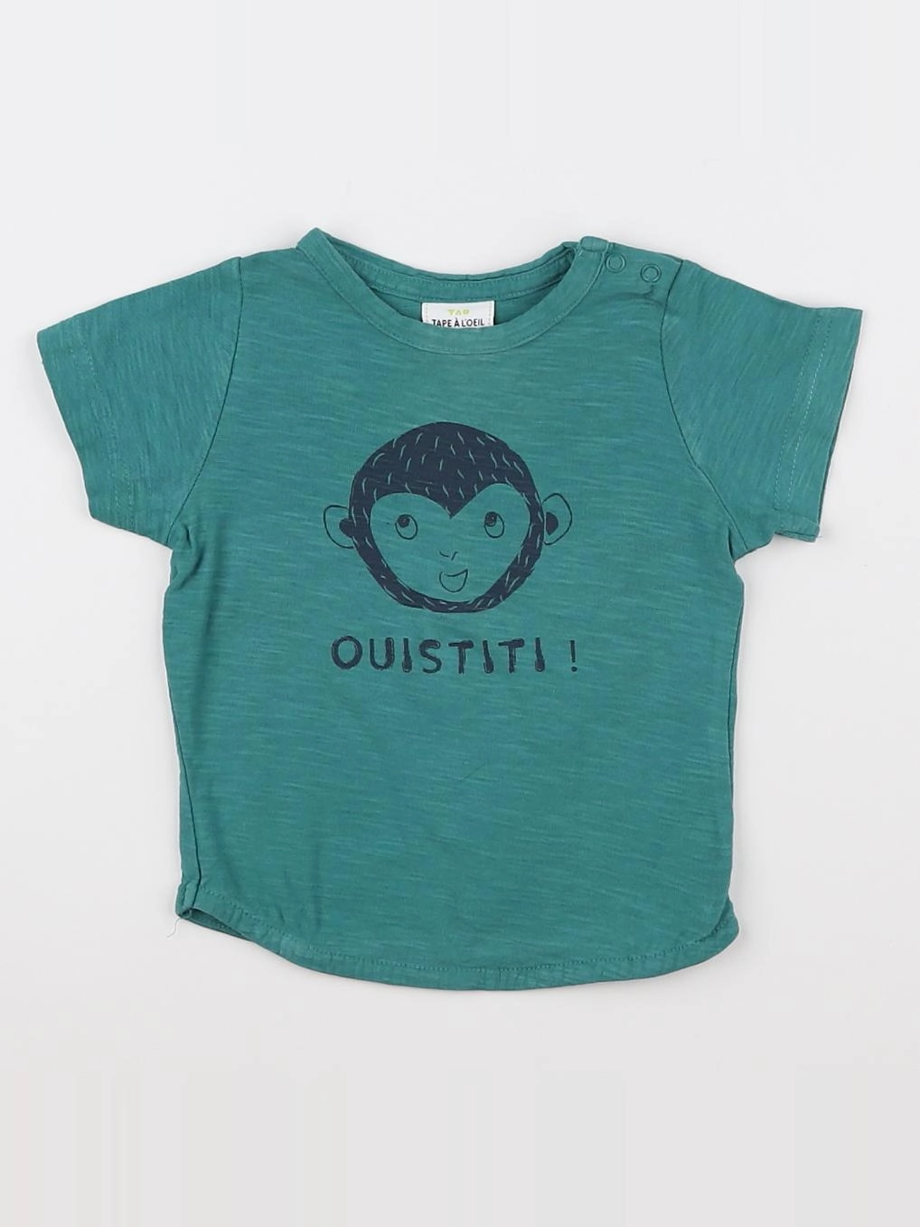 Tape à l'oeil - tee-shirt vert - 6 mois