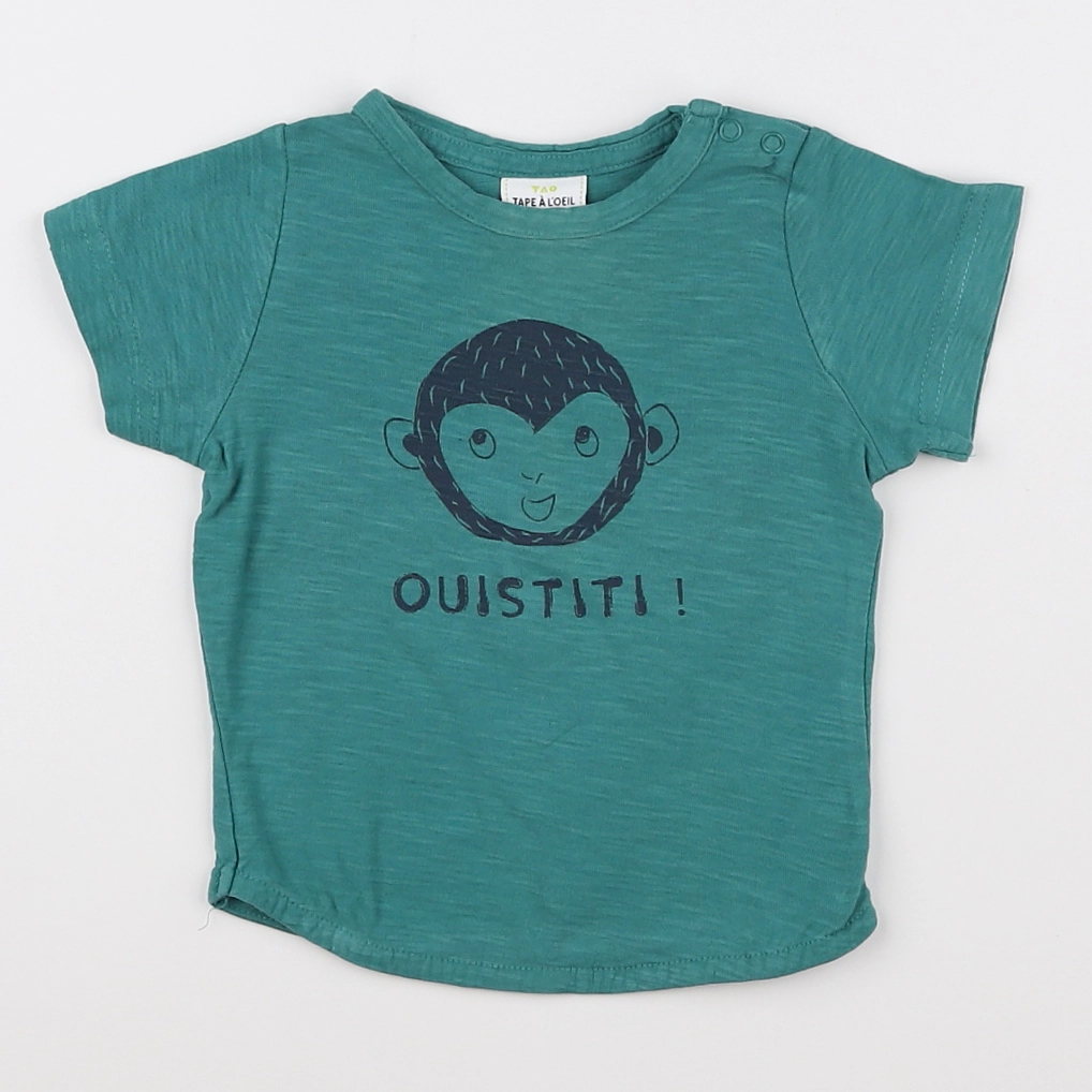 Tape à l'oeil - tee-shirt vert - 6 mois
