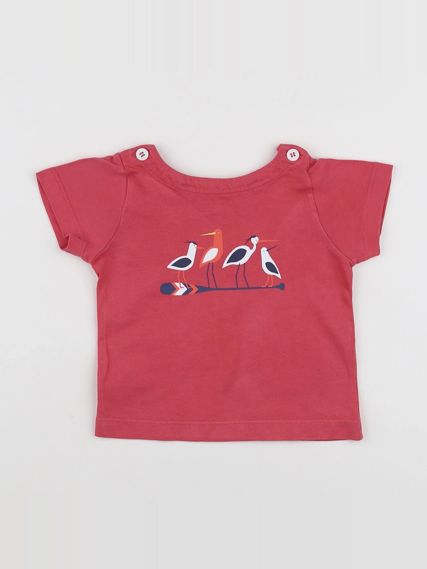 Jacadi - tee-shirt rose - 6 mois