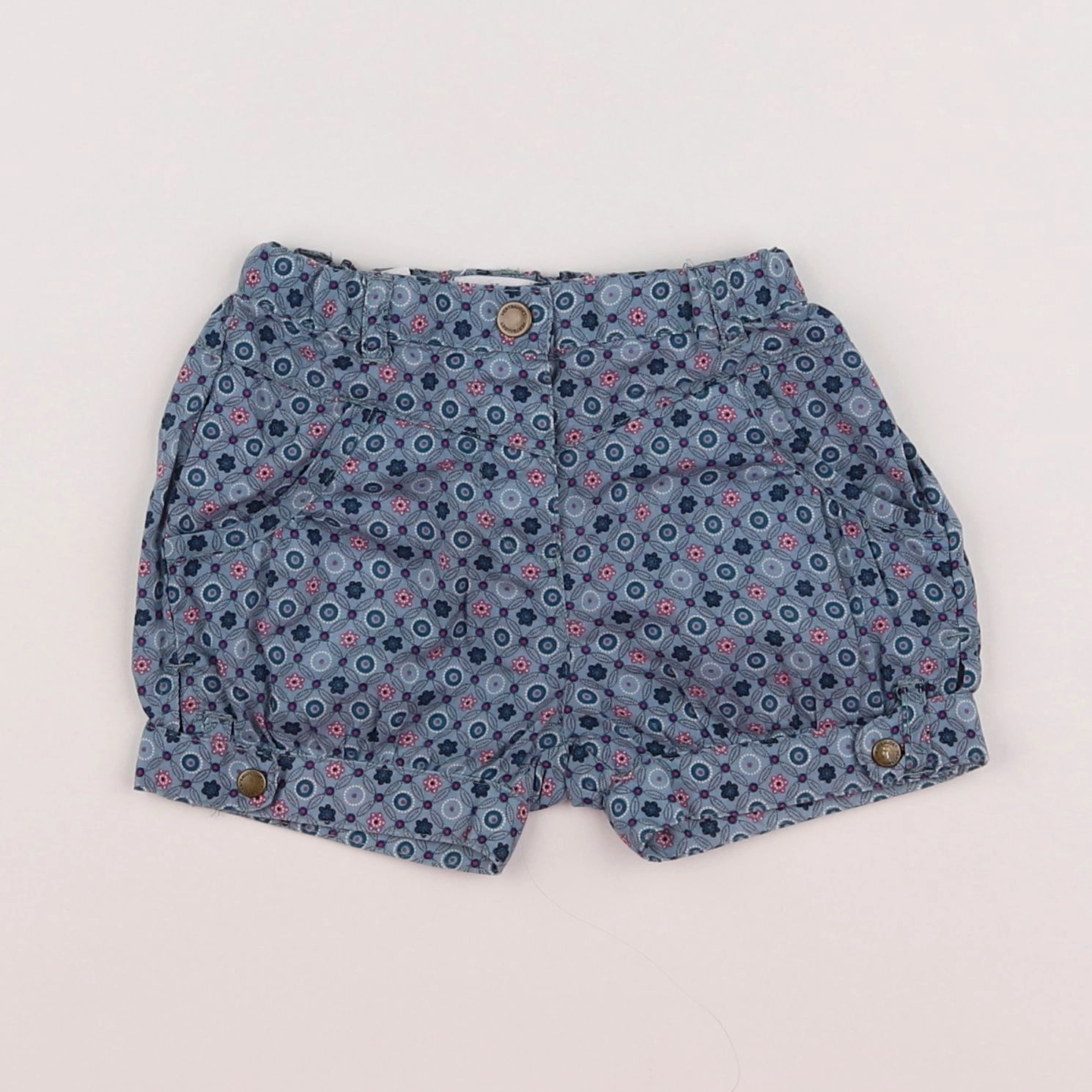 Vertbaudet - short bleu - 18 mois