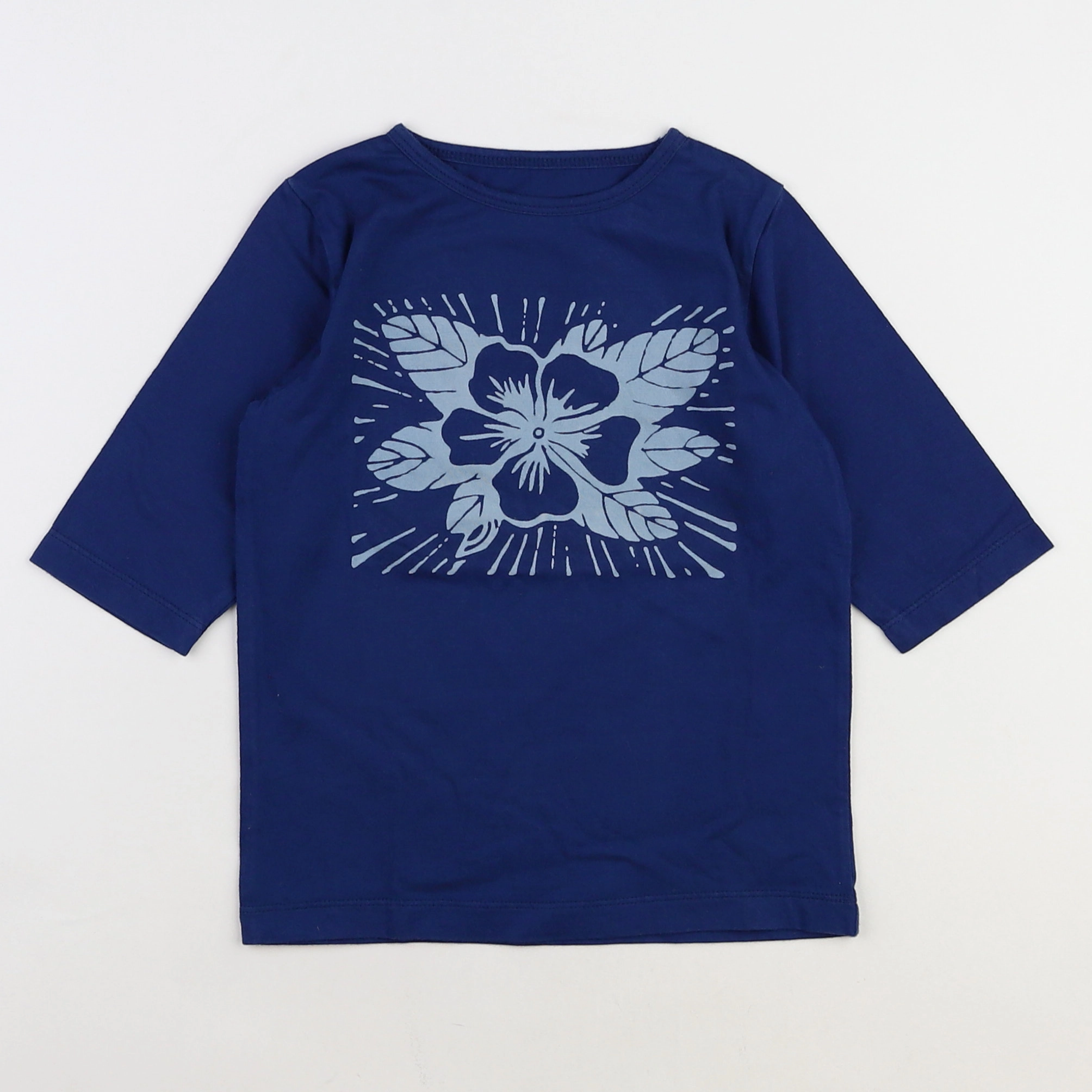 Bonton - tee-shirt bleu - 6 ans