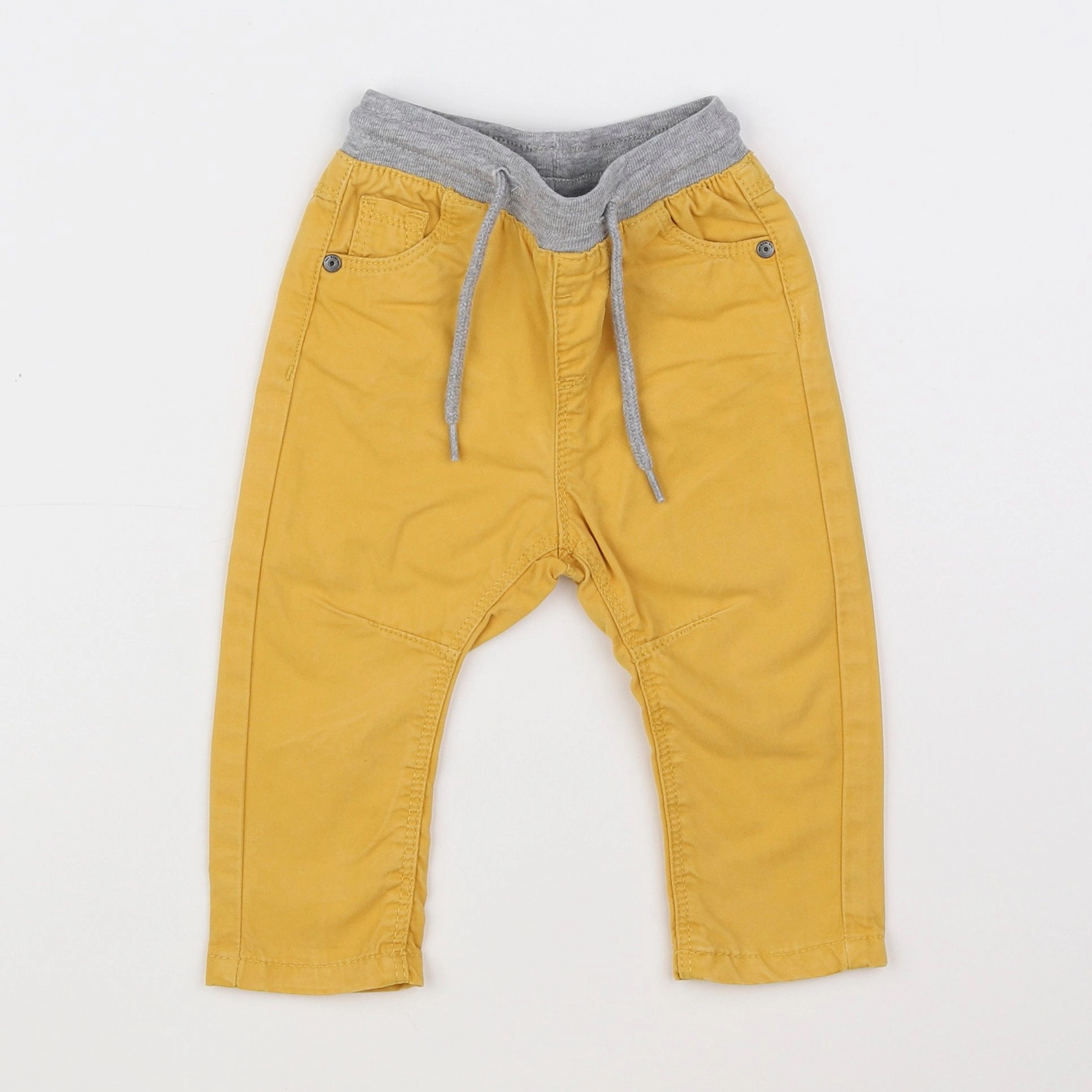 Tape à l'oeil - pantalon jaune - 9 mois