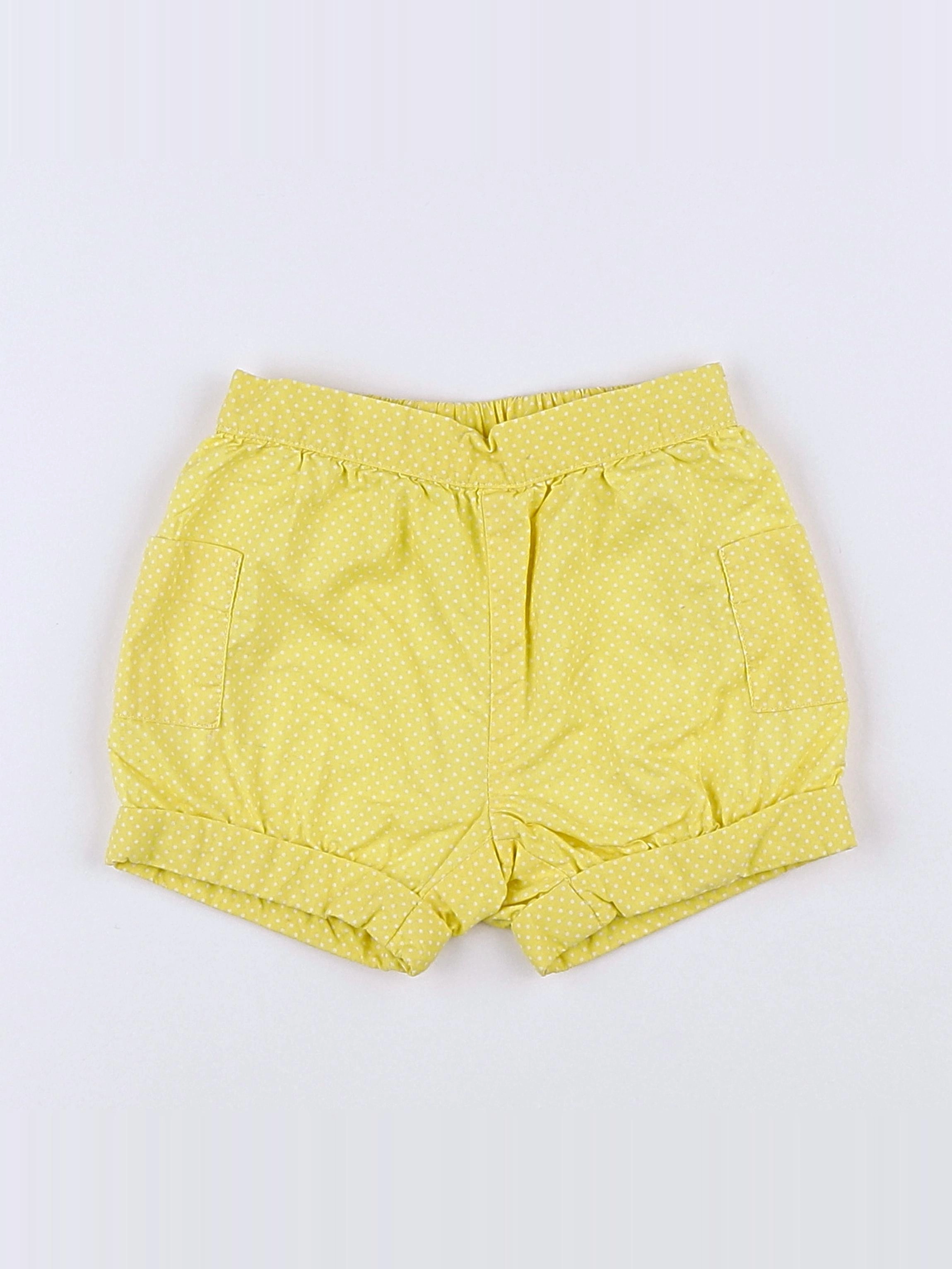 Jacadi - short jaune - 6 mois