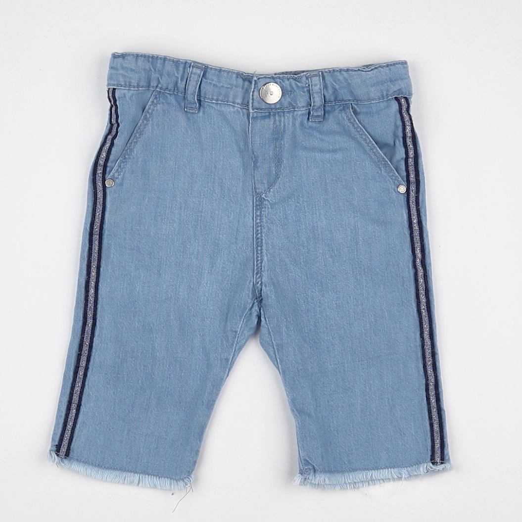 Zara - pantalon bleu - 6/9 mois