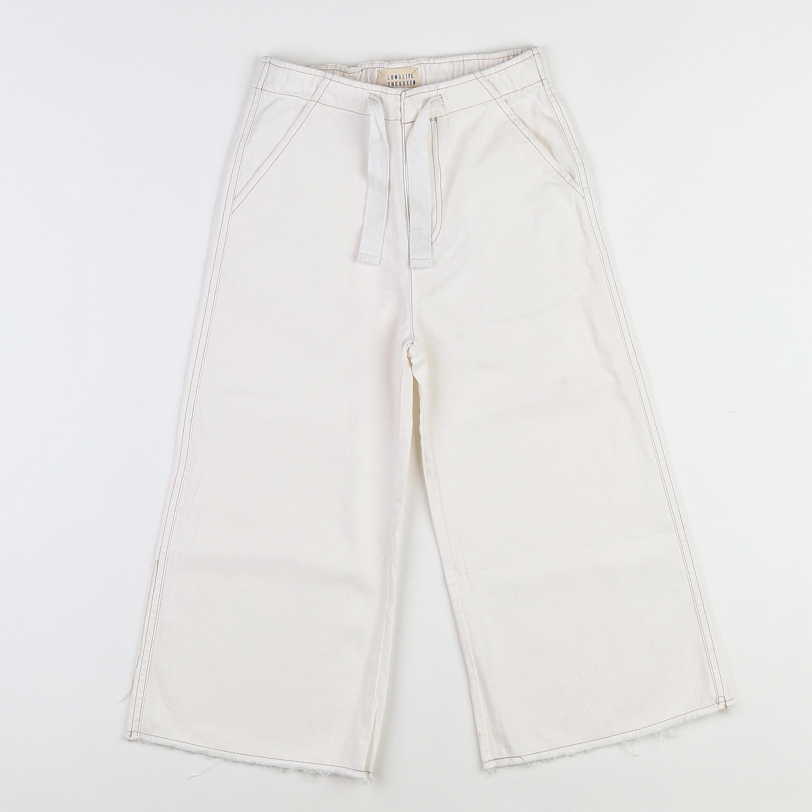 Longlivethequeen  - pantalon blanc (neuf) - 12 ans