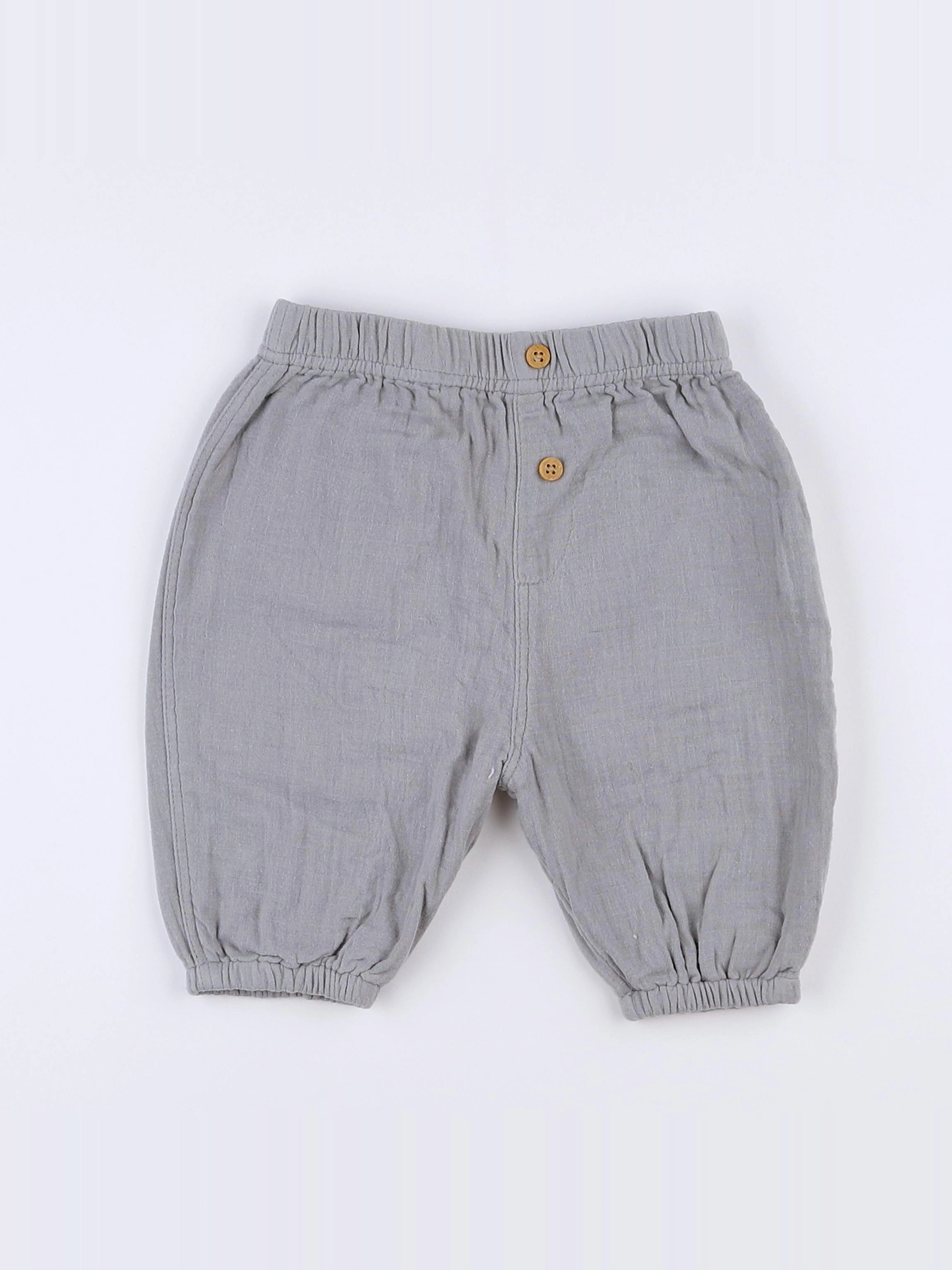 Boutchou - sarouel gris - 3 mois
