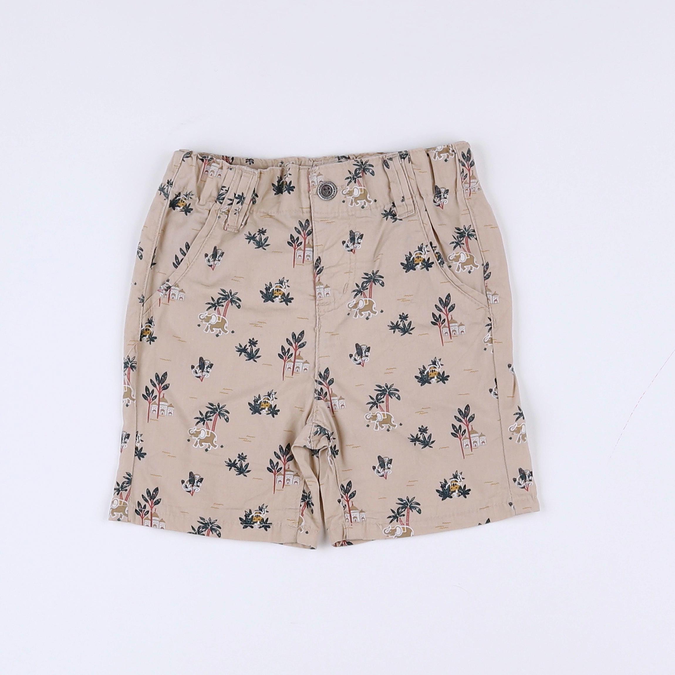 Vertbaudet - short marron - 3 mois