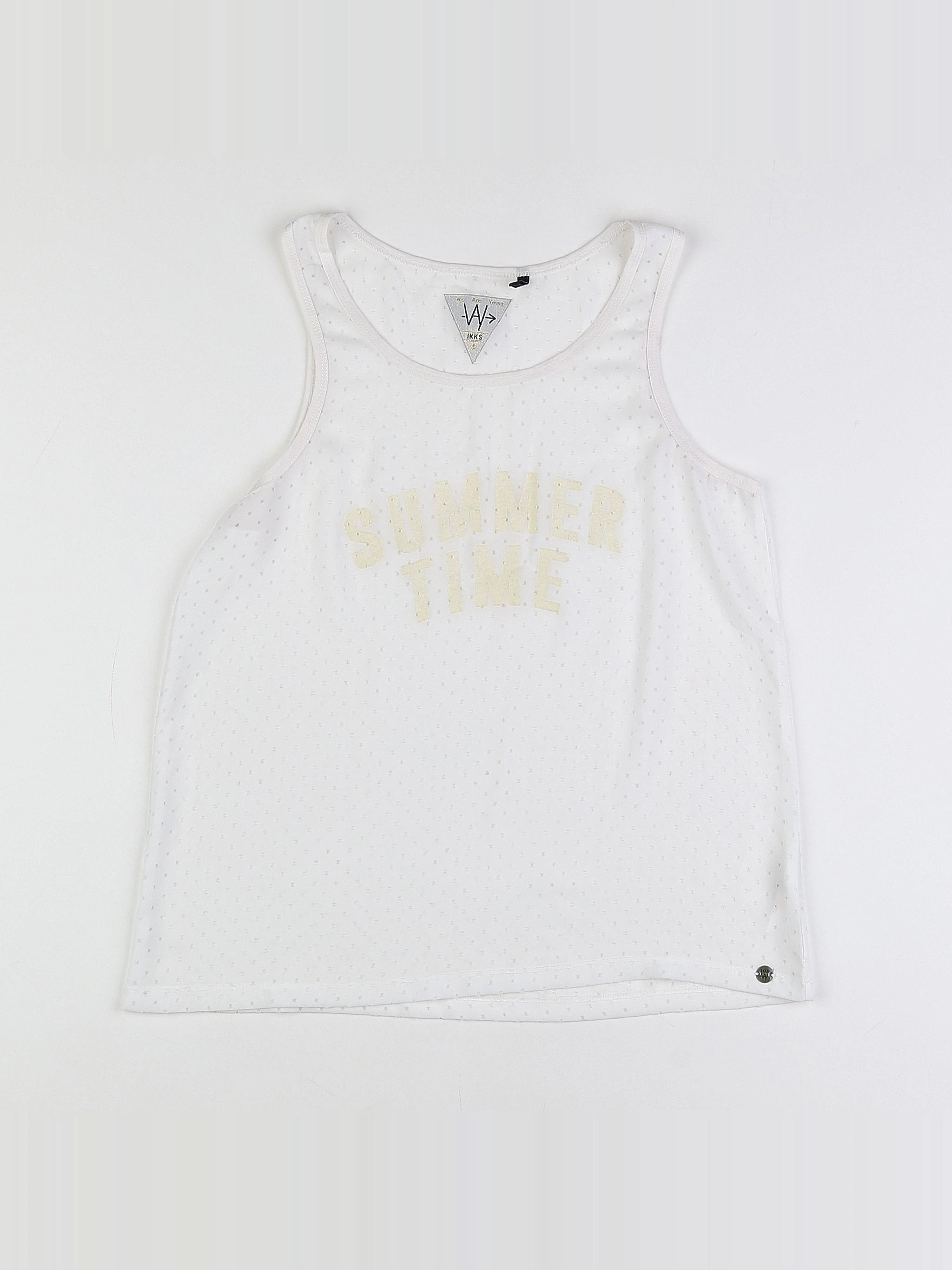 IKKS - blouse blanc - 12 ans