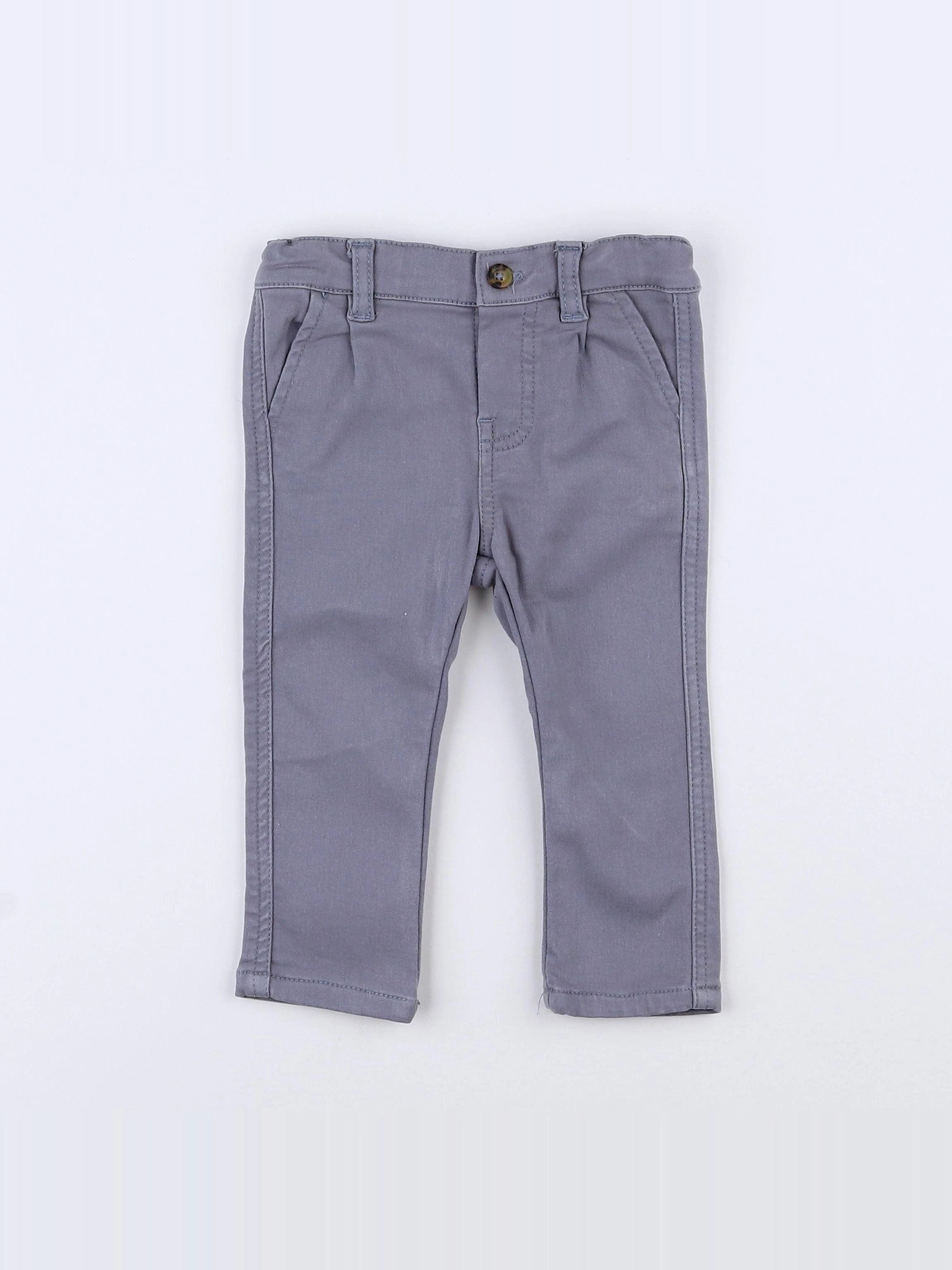 Vertbaudet - pantalon gris - 6 mois