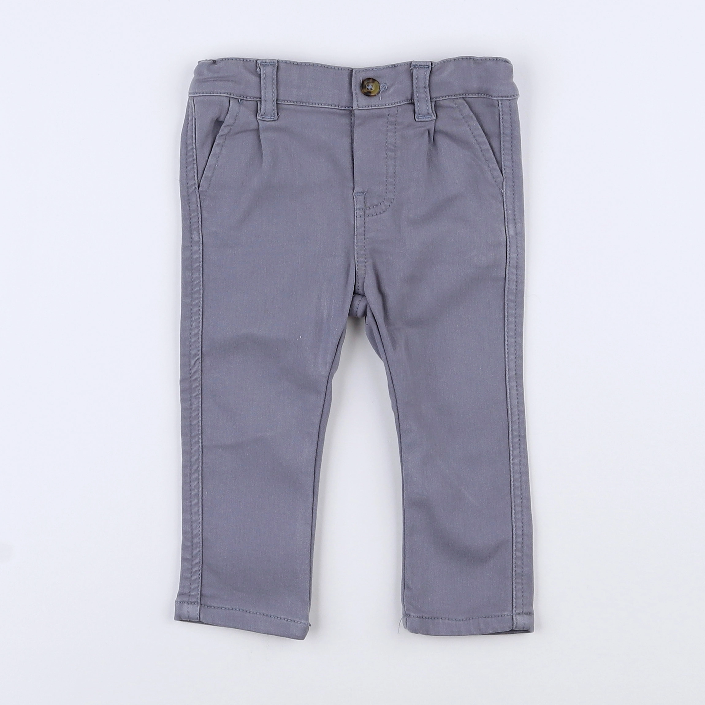 Vertbaudet - pantalon gris - 6 mois