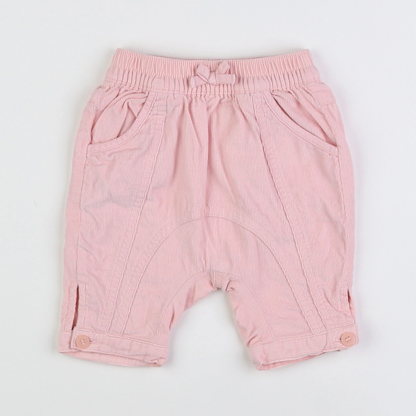 Vertbaudet - sarouel rose - 3 mois