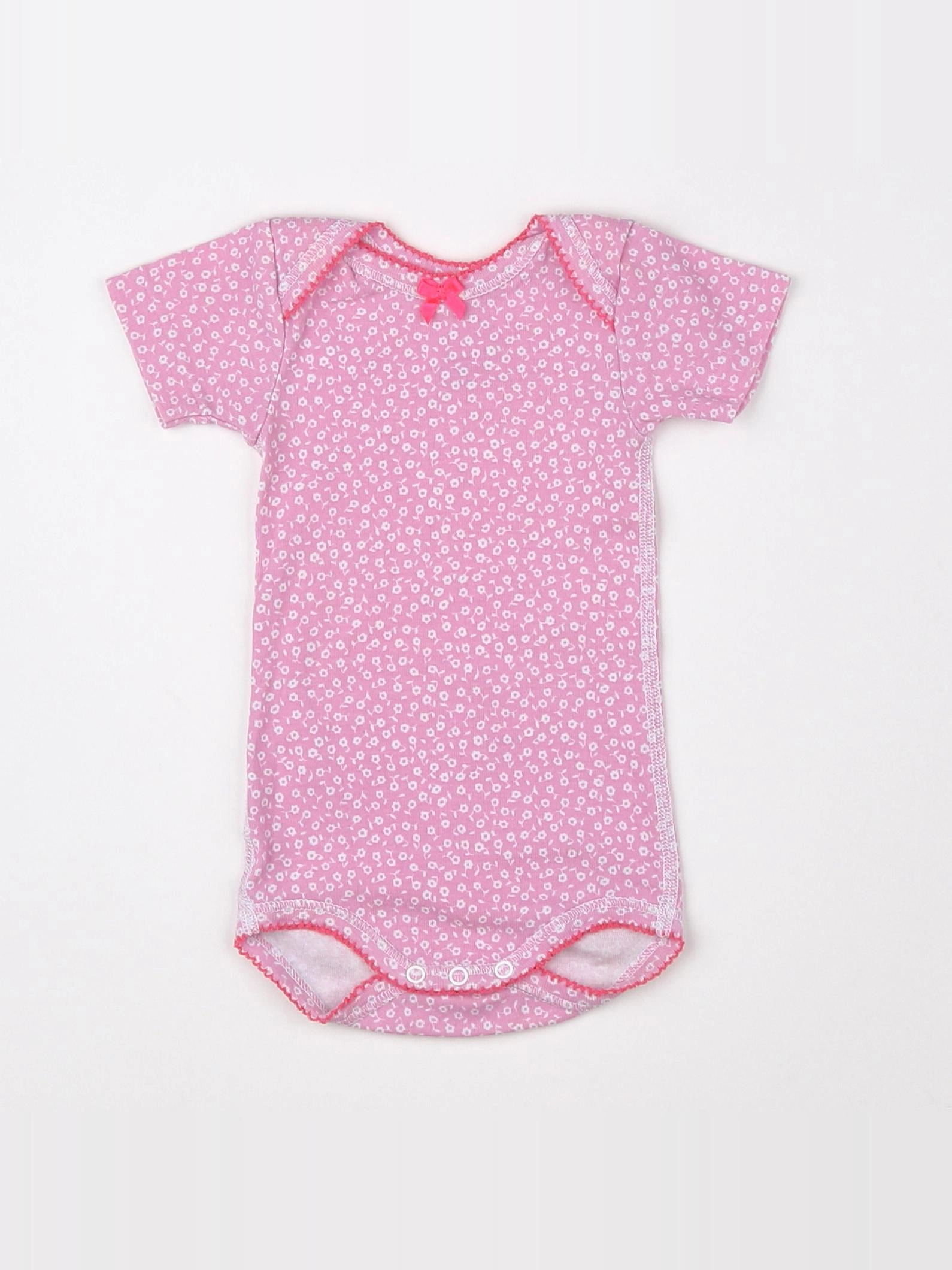 Petit Bateau - body rose - 3 mois