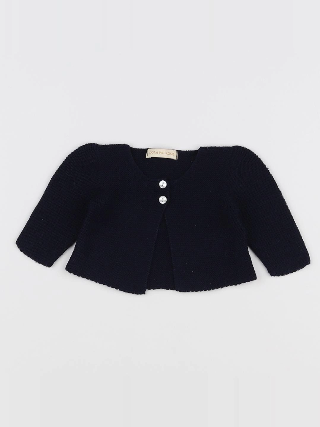 Lola Palacios - gilet bleu - 3 mois