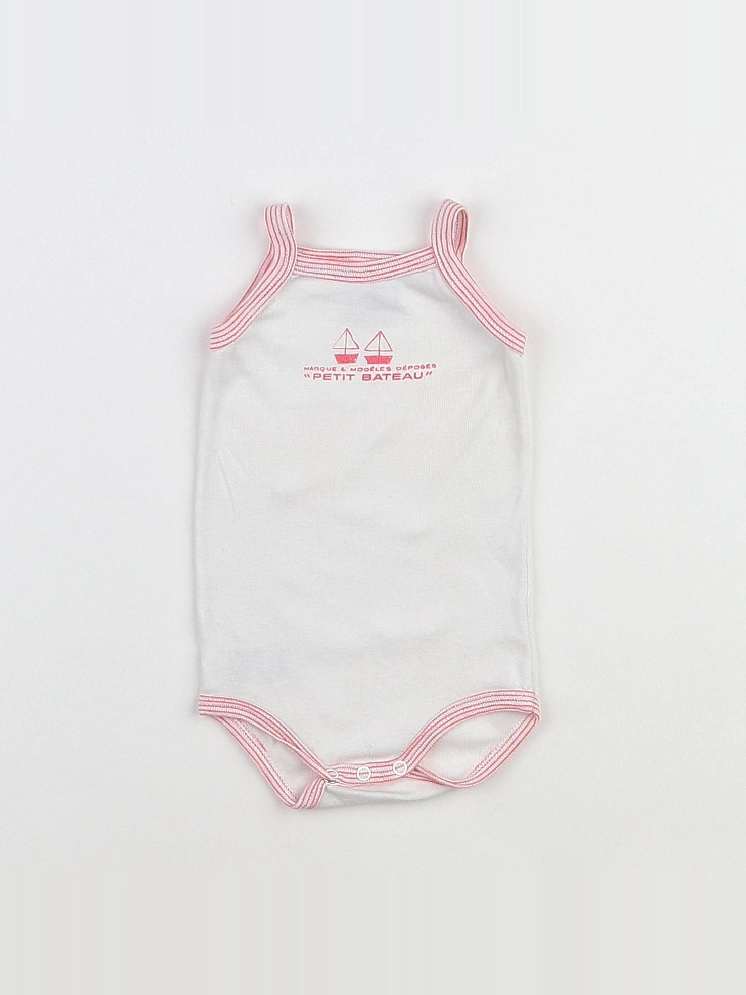 Petit Bateau - body blanc - 3 mois
