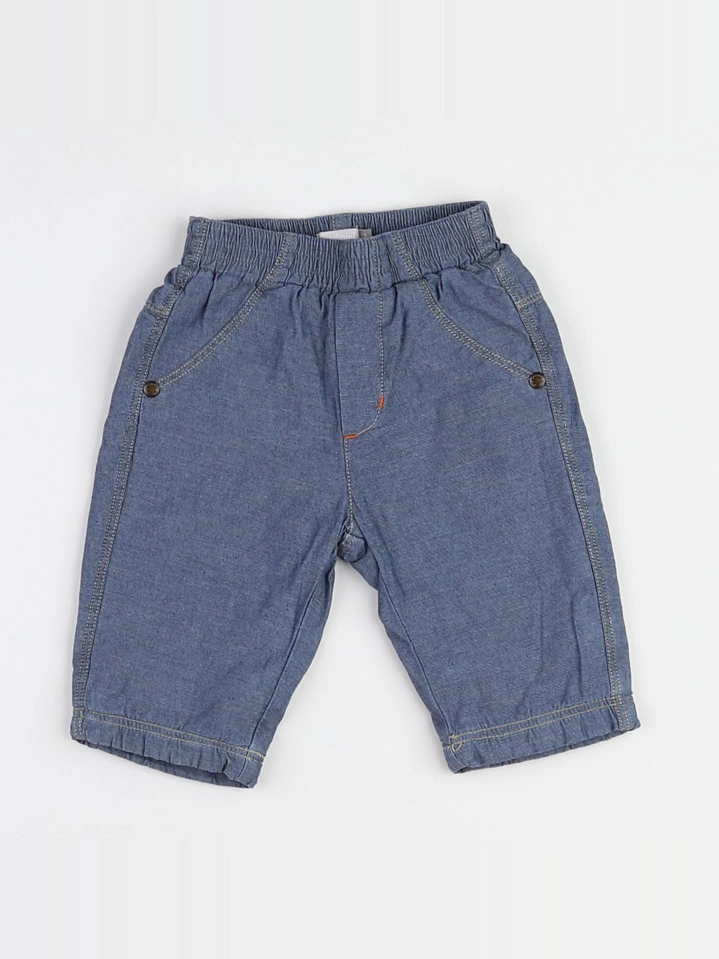 Catimini - pantalon bleu - 3 mois
