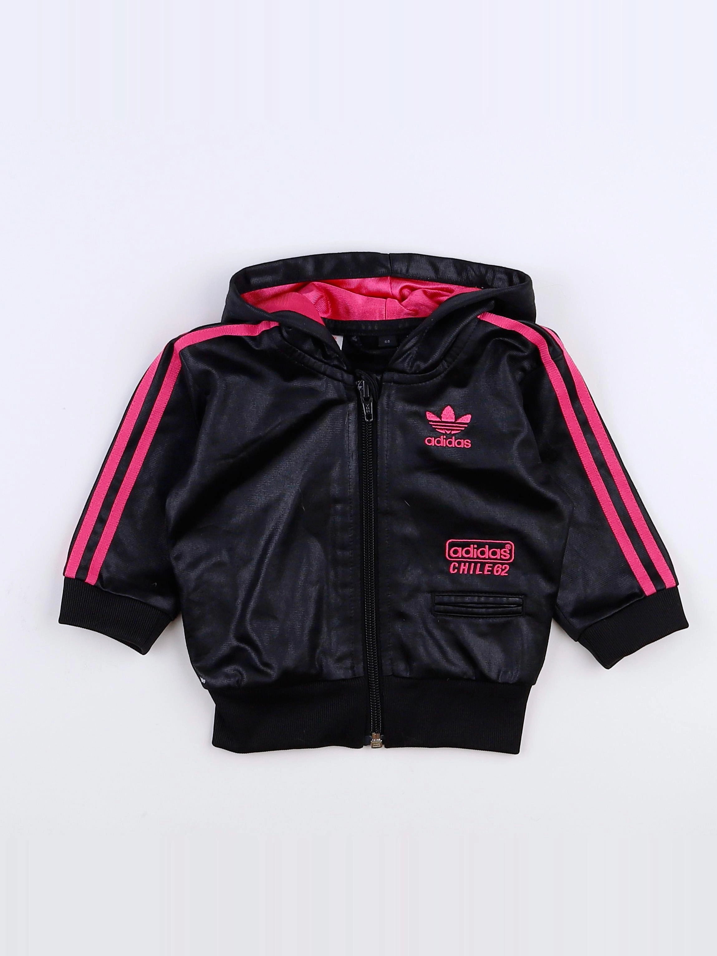 Adidas - sweat noir - 9/12 mois