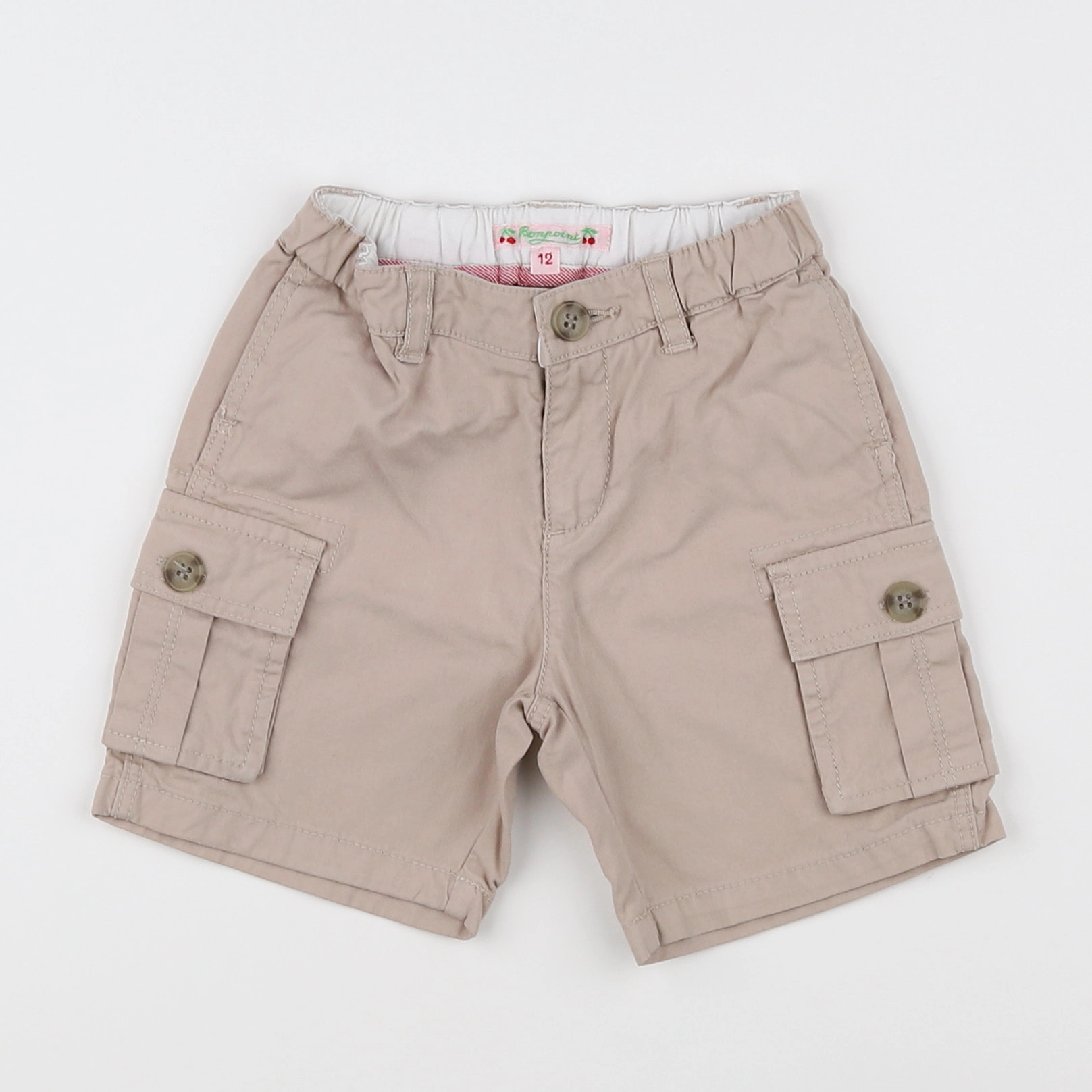 Bonpoint - short beige - 12 mois