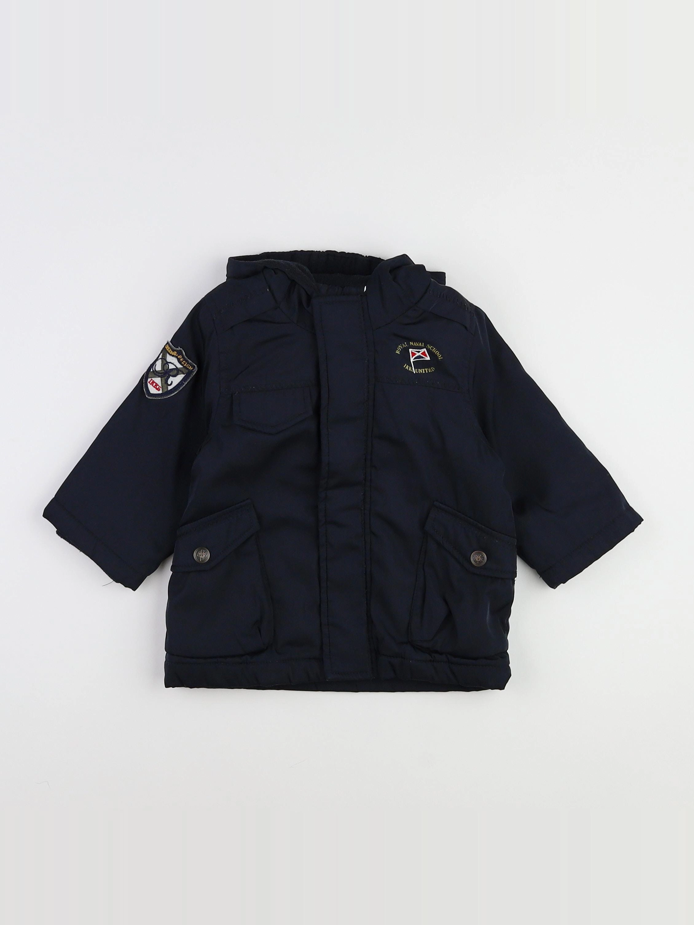 IKKS - parka noir - 12 mois