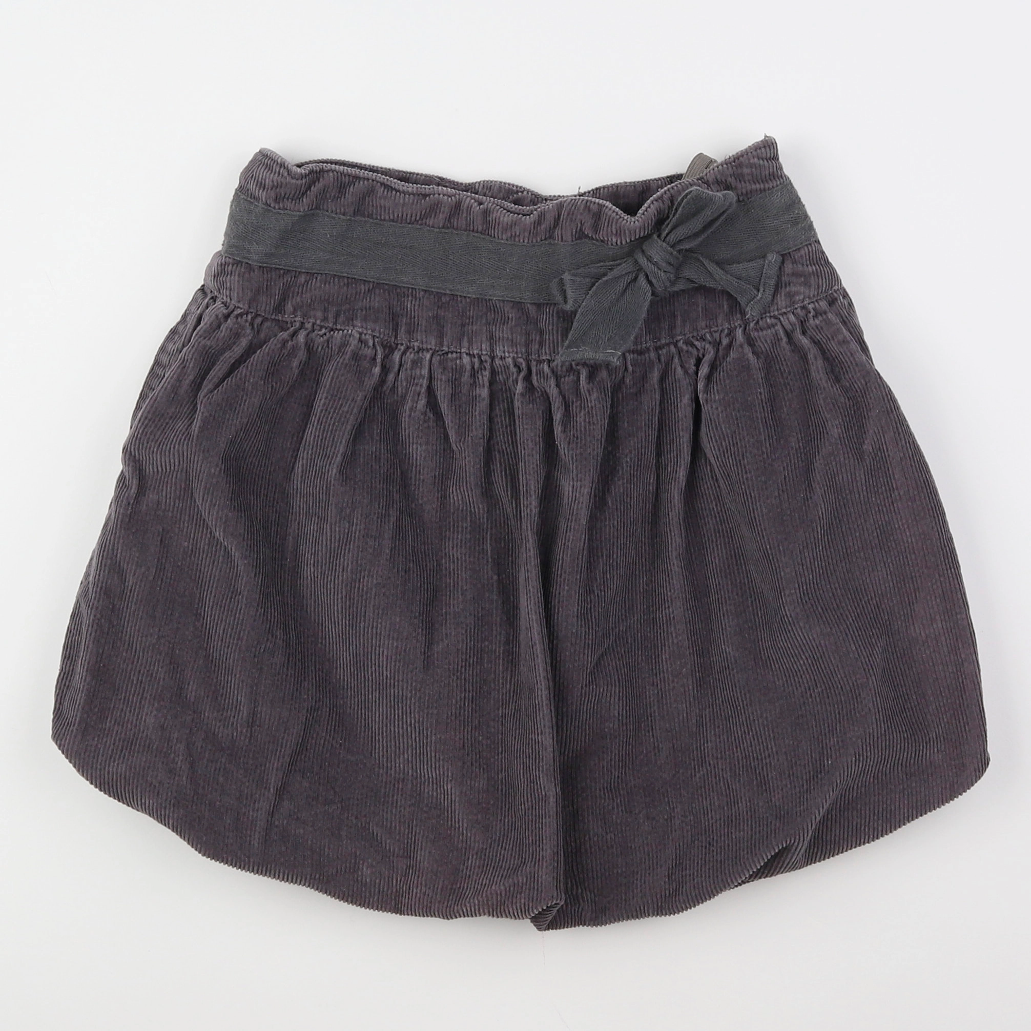 Vertbaudet - jupe gris - 8 ans