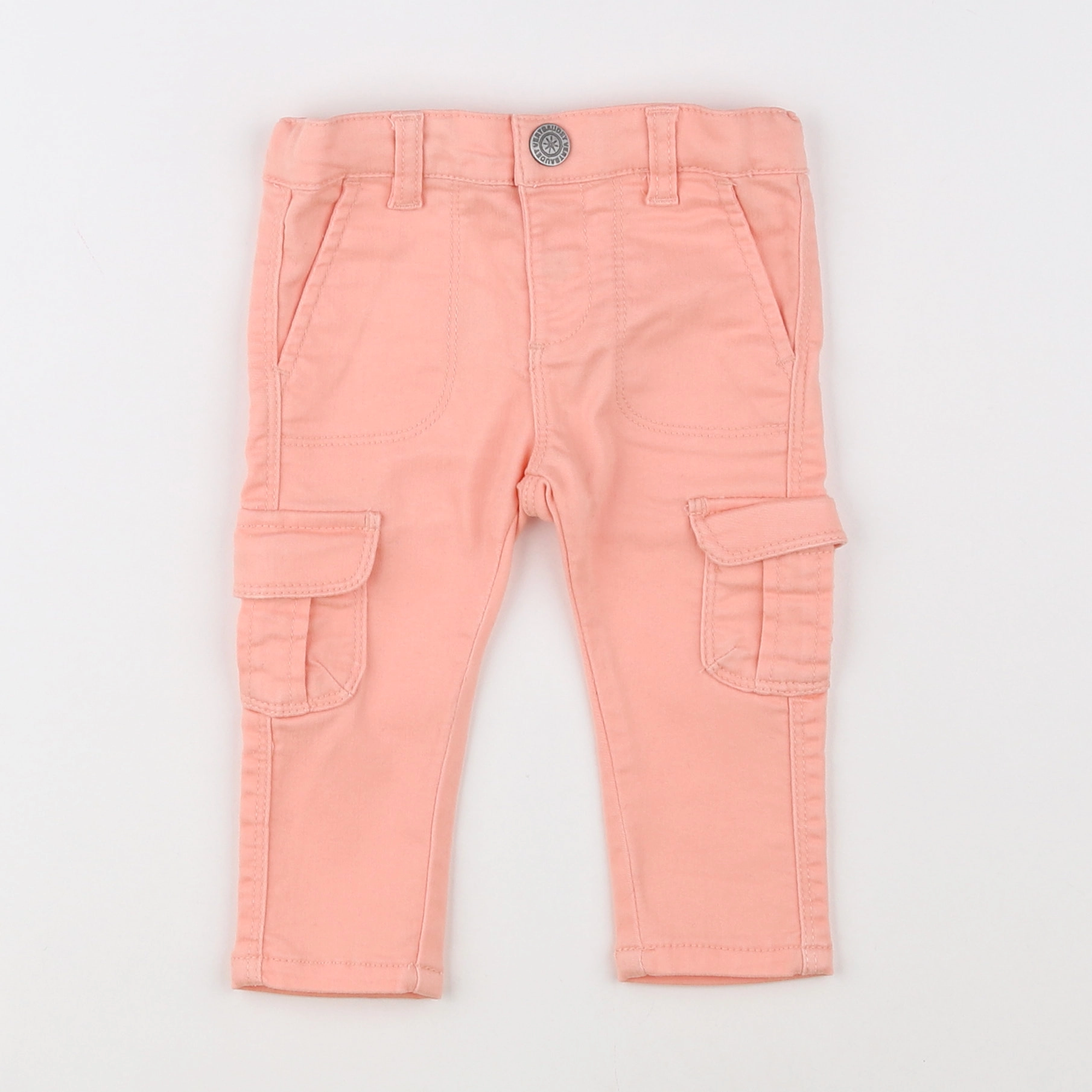Vertbaudet - pantalon rose - 9 mois