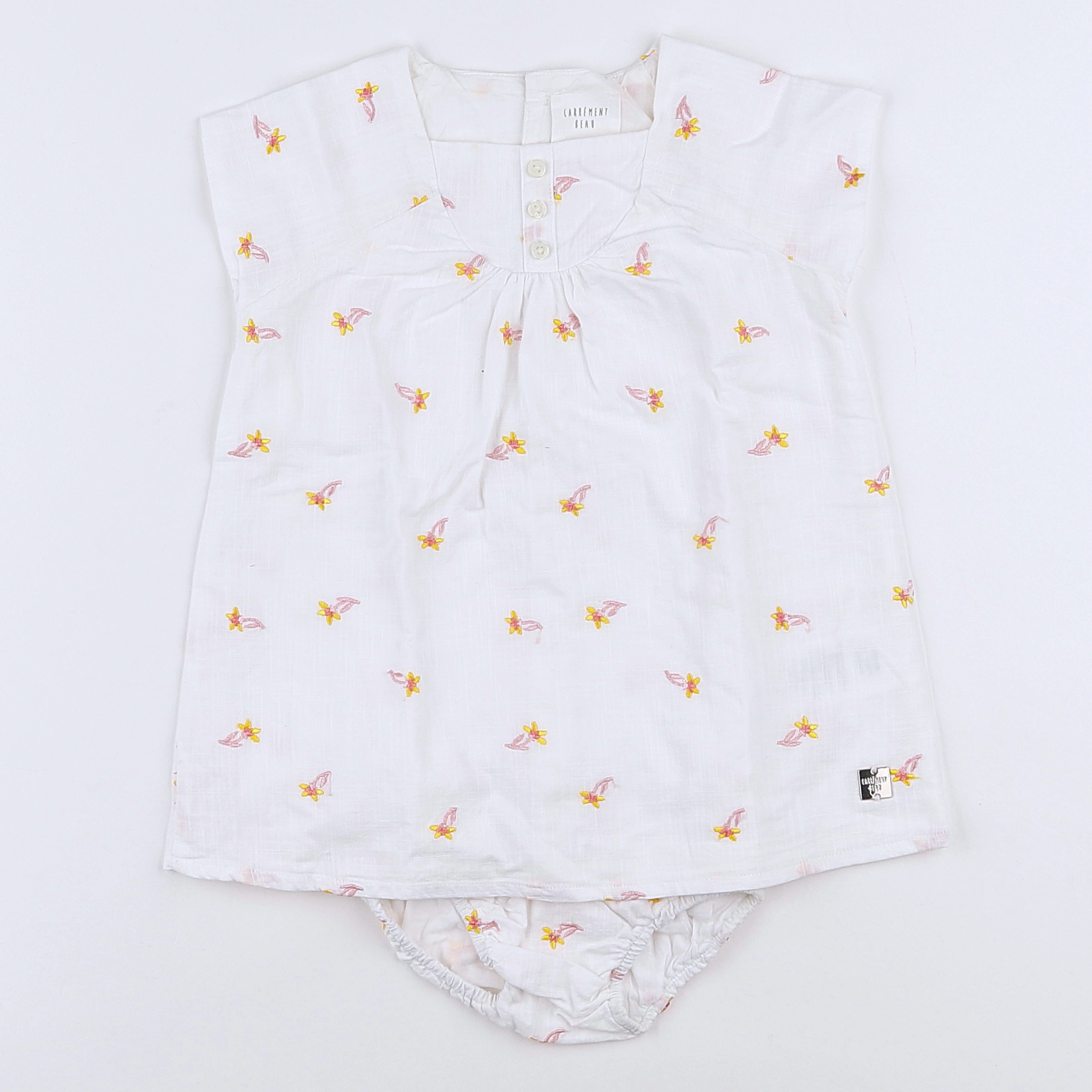 Carrément Beau - robe multicolore - 9 mois