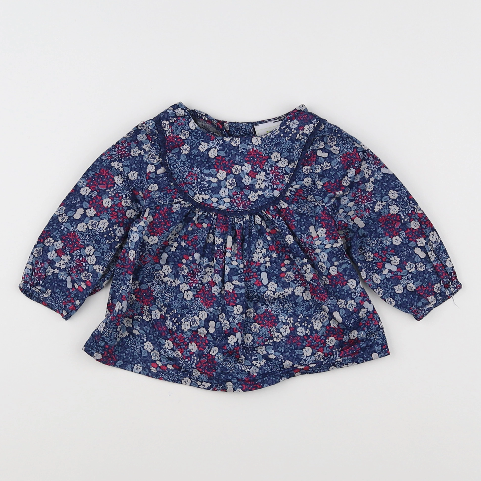 Tape à l'oeil - blouse bleu - 3 mois