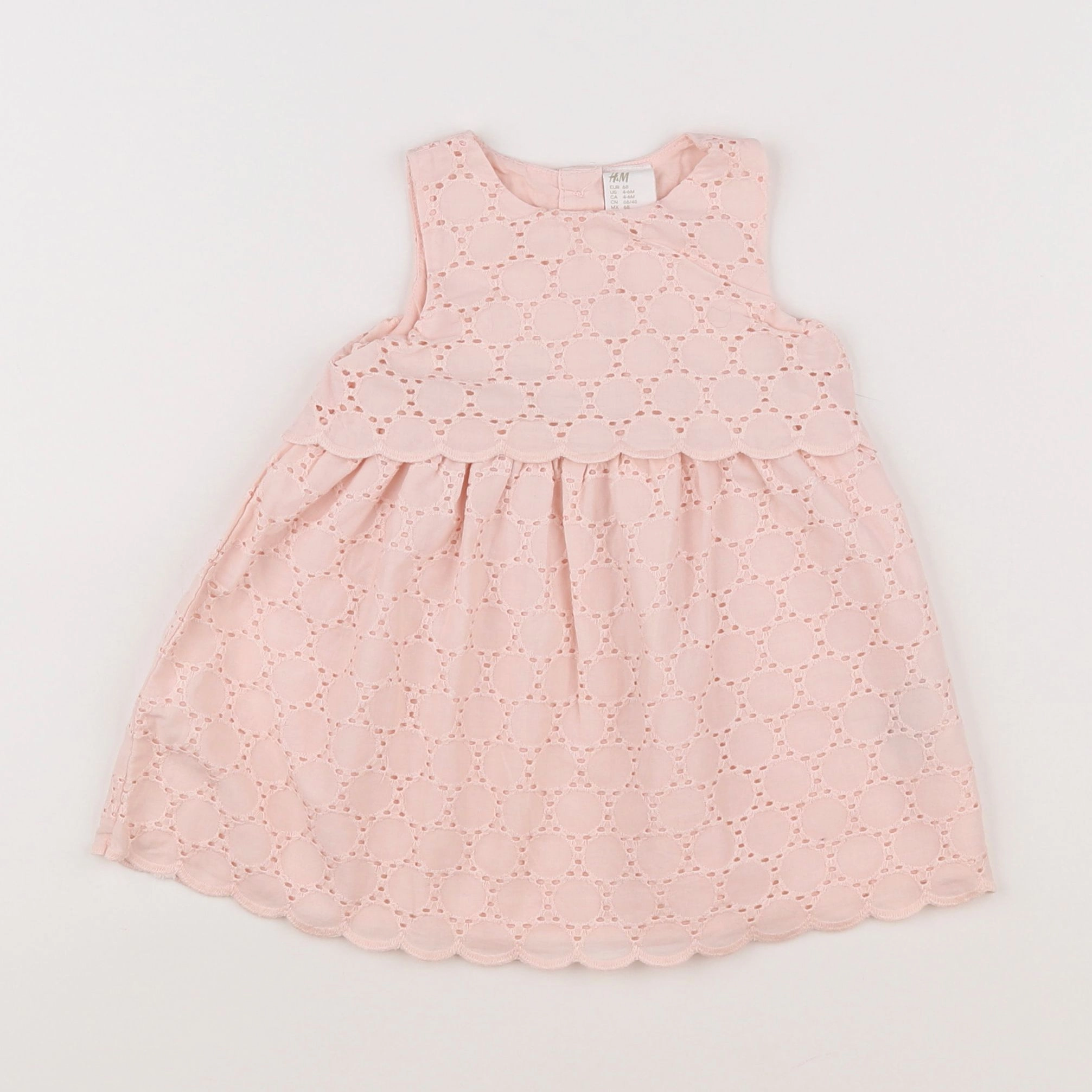 H&M - robe rose - 6 mois