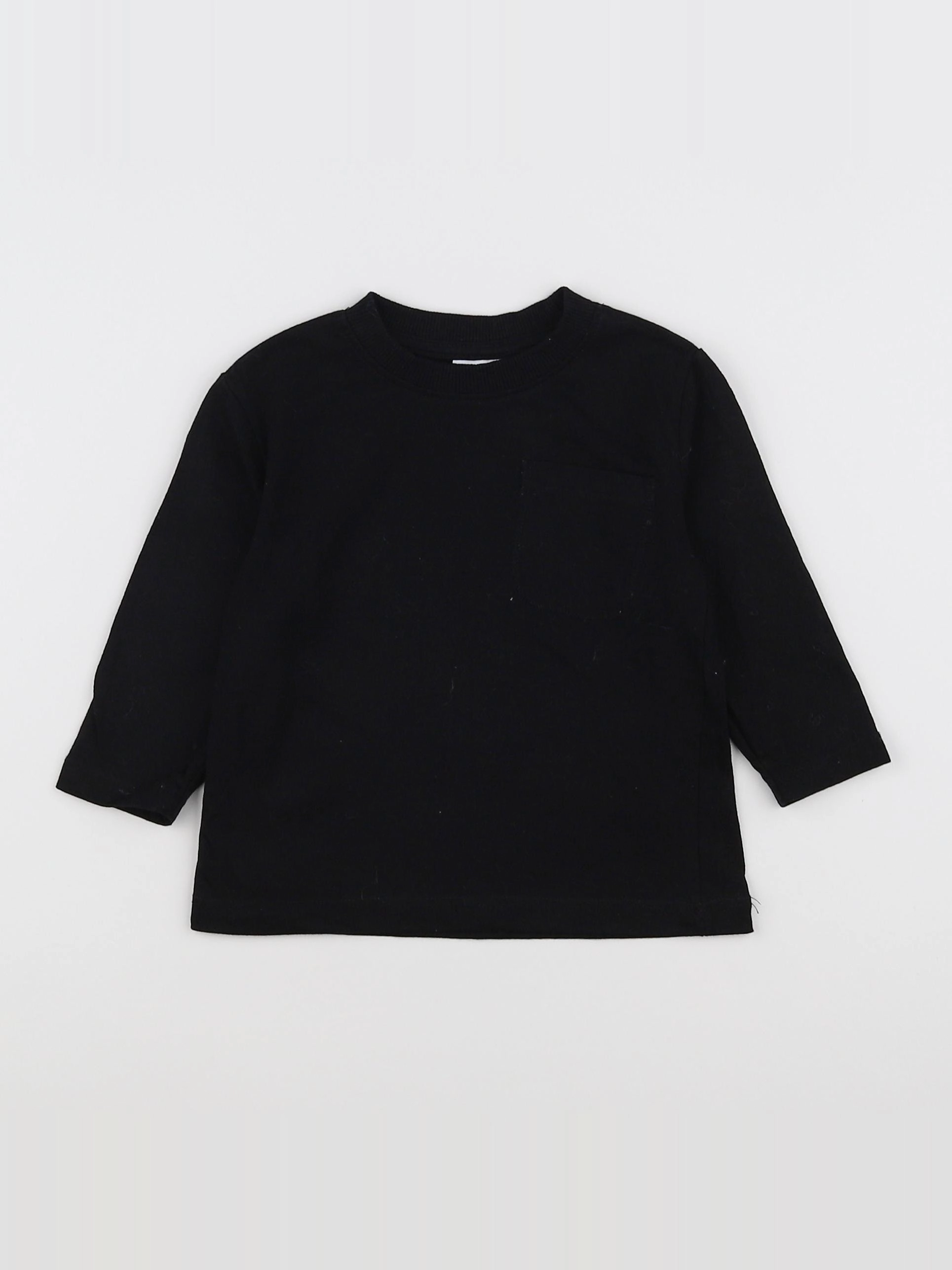 Zara - tee-shirt noir - 6/9 mois