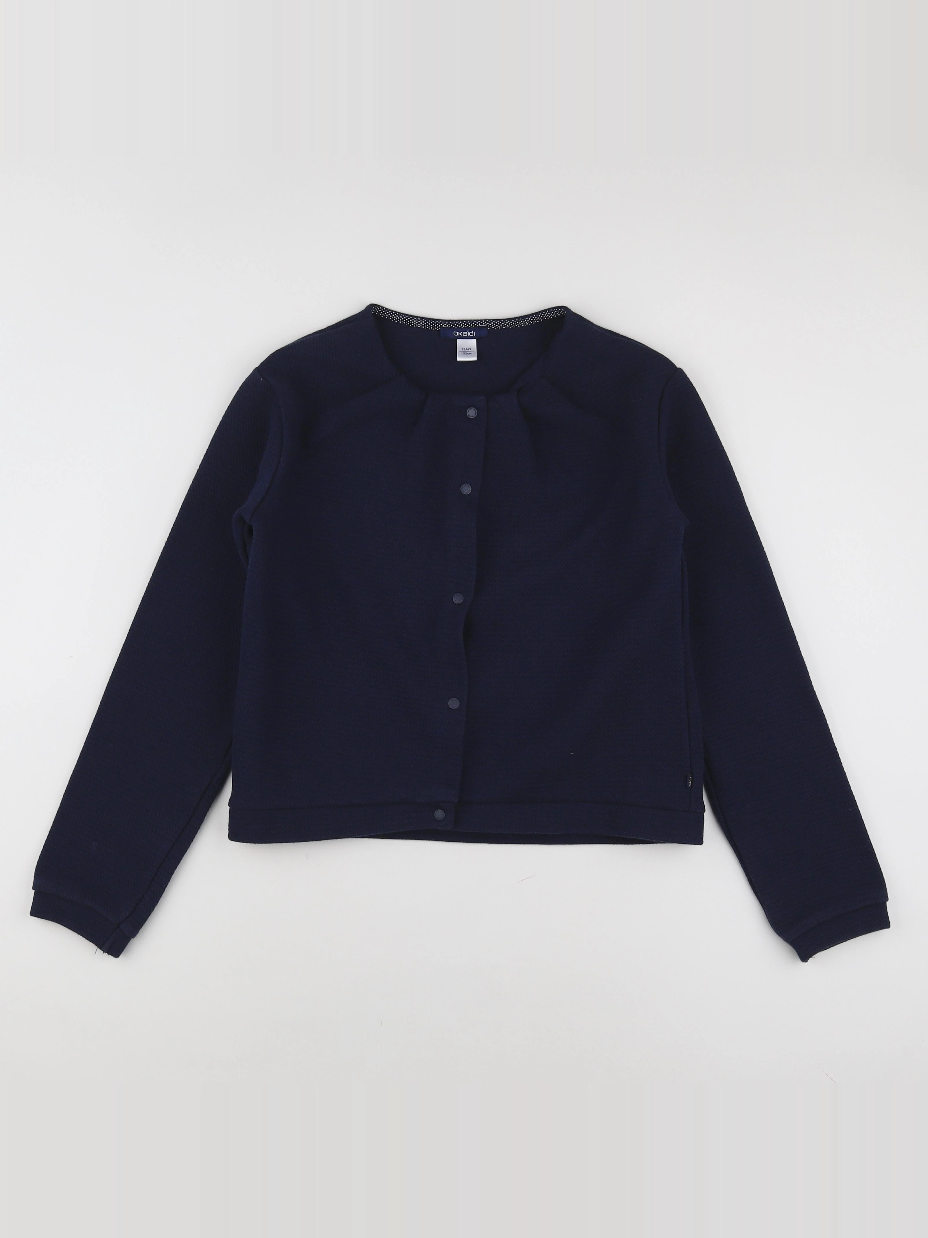 Okaidi - veste bleu - 12 ans
