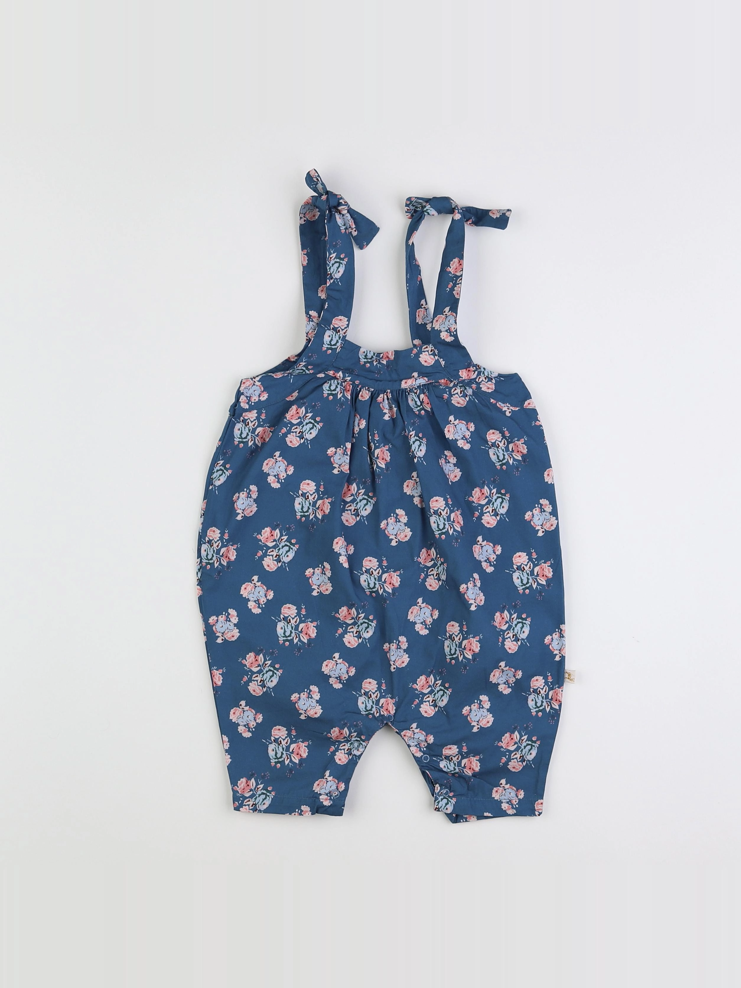 Les Enfantines - combinaison bleu - 3 mois
