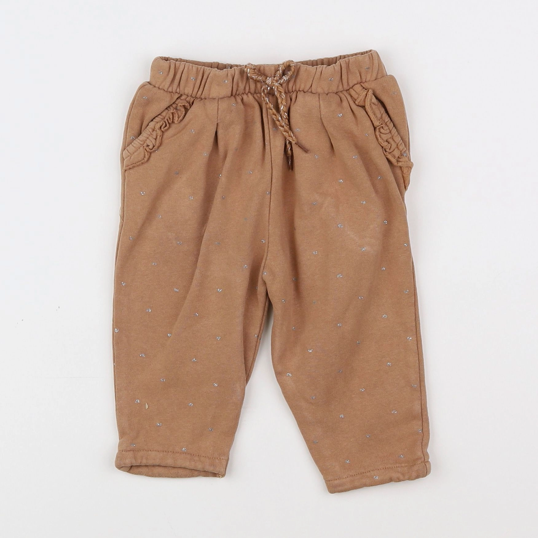 Vertbaudet - pantalon marron - 6 mois