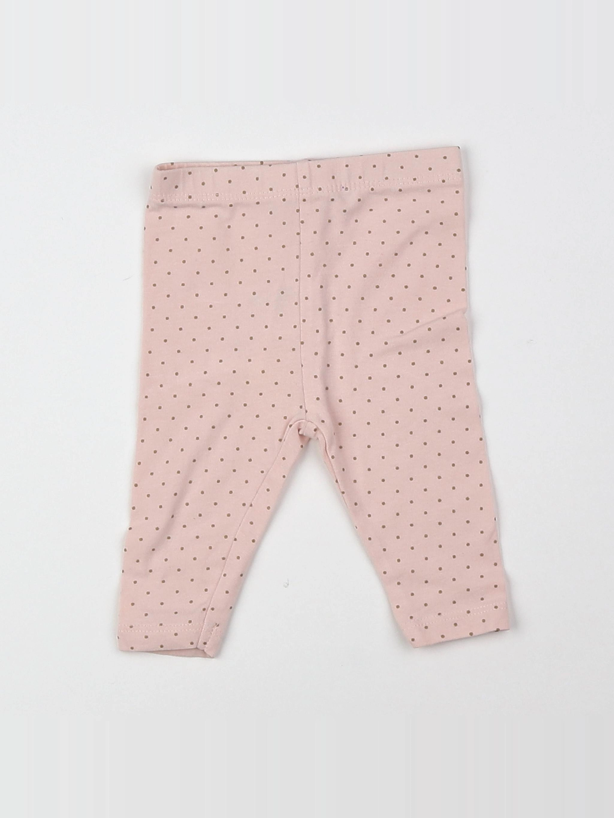 Vertbaudet - legging rose - 1 mois