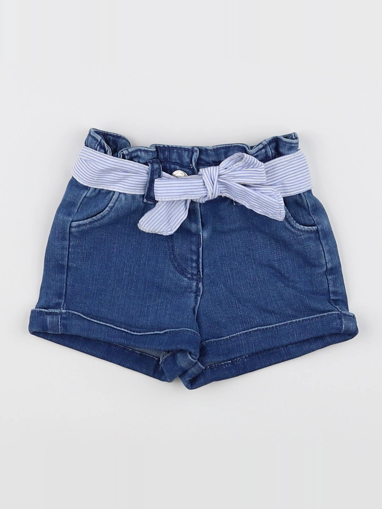 Tape à l'oeil - short bleu - 3 mois