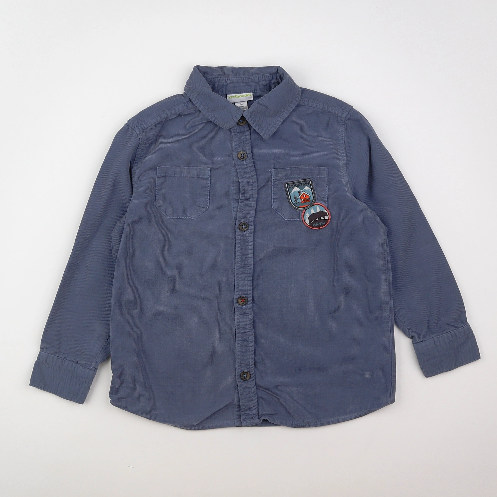 Vertbaudet - chemise bleu - 5 ans