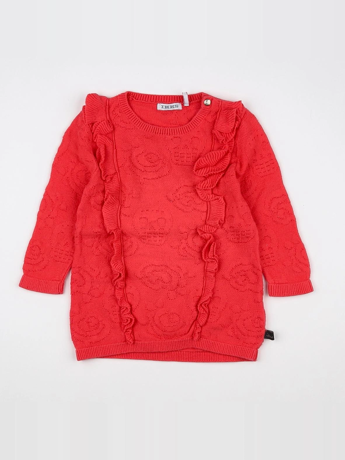 IKKS - robe rose - 6 mois