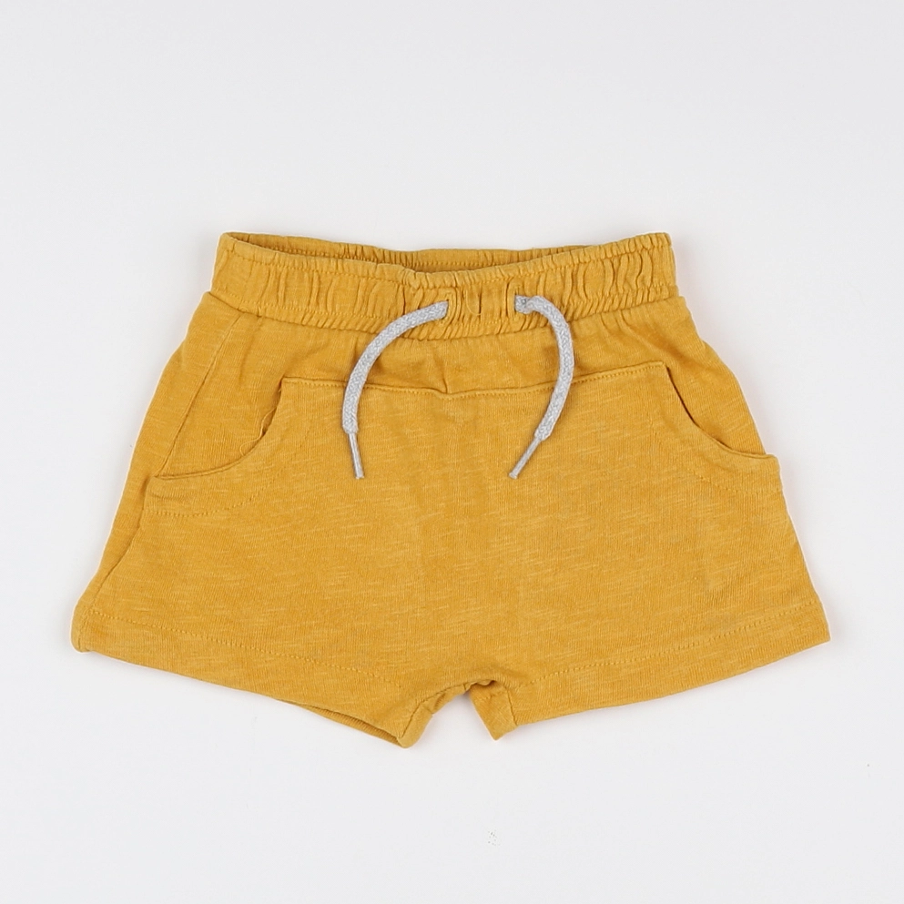 Vertbaudet - short jaune - 9 mois
