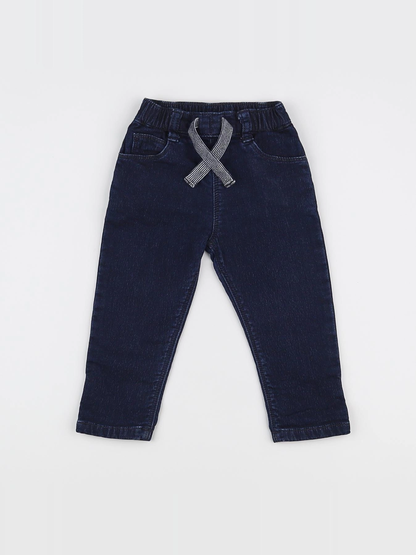 Petit Bateau - jean bleu - 12 mois