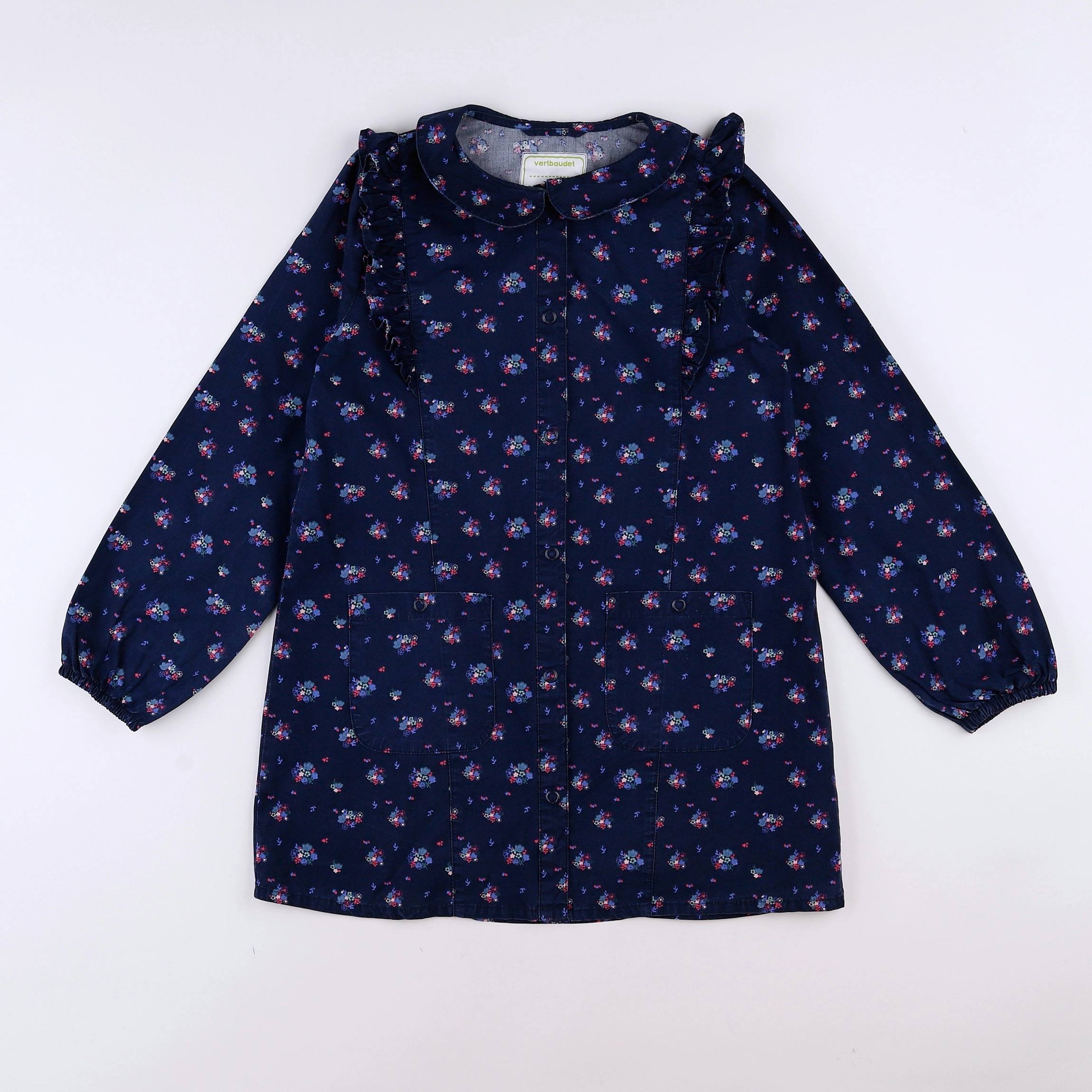 Vertbaudet - robe bleu - 10 ans