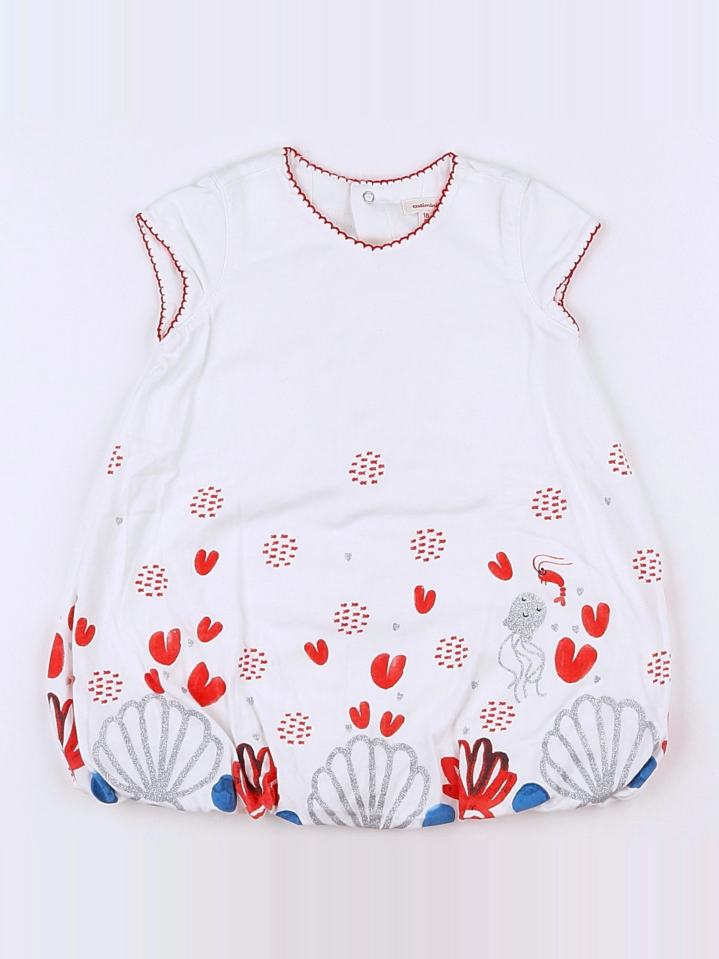 Catimini - robe blanc - 18 mois