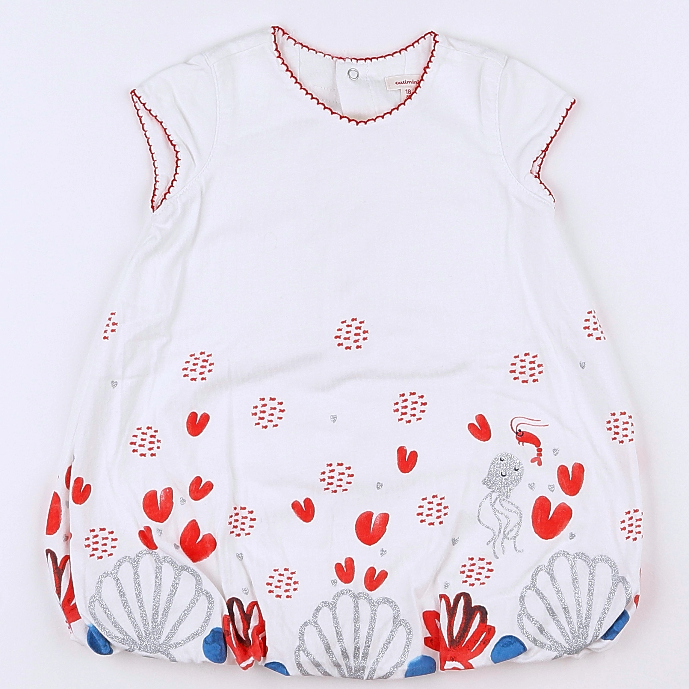 Catimini - robe blanc - 18 mois